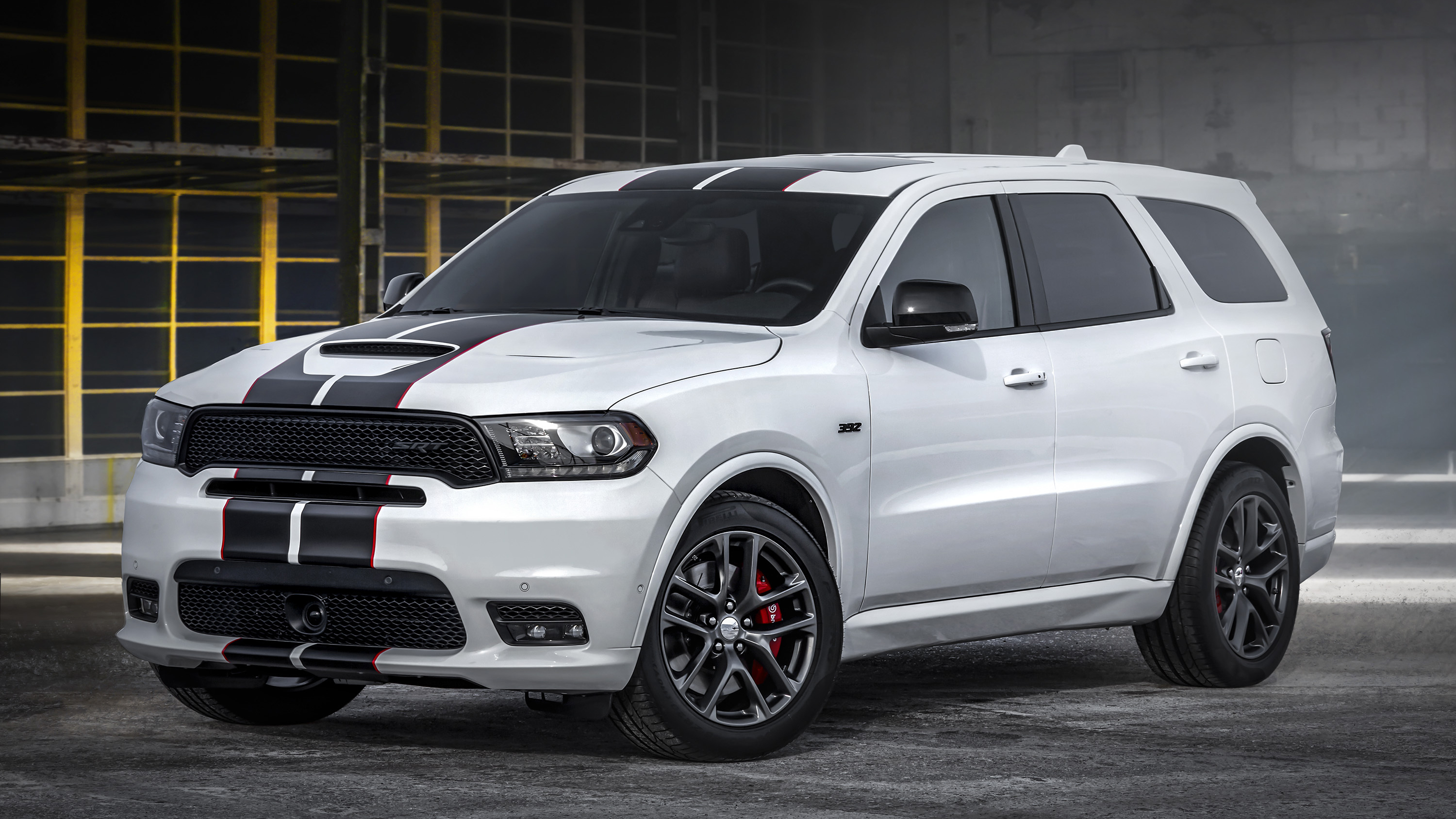 Wallpaper Dodge 2018 Durango RT Blacktop Red Cars Metallic