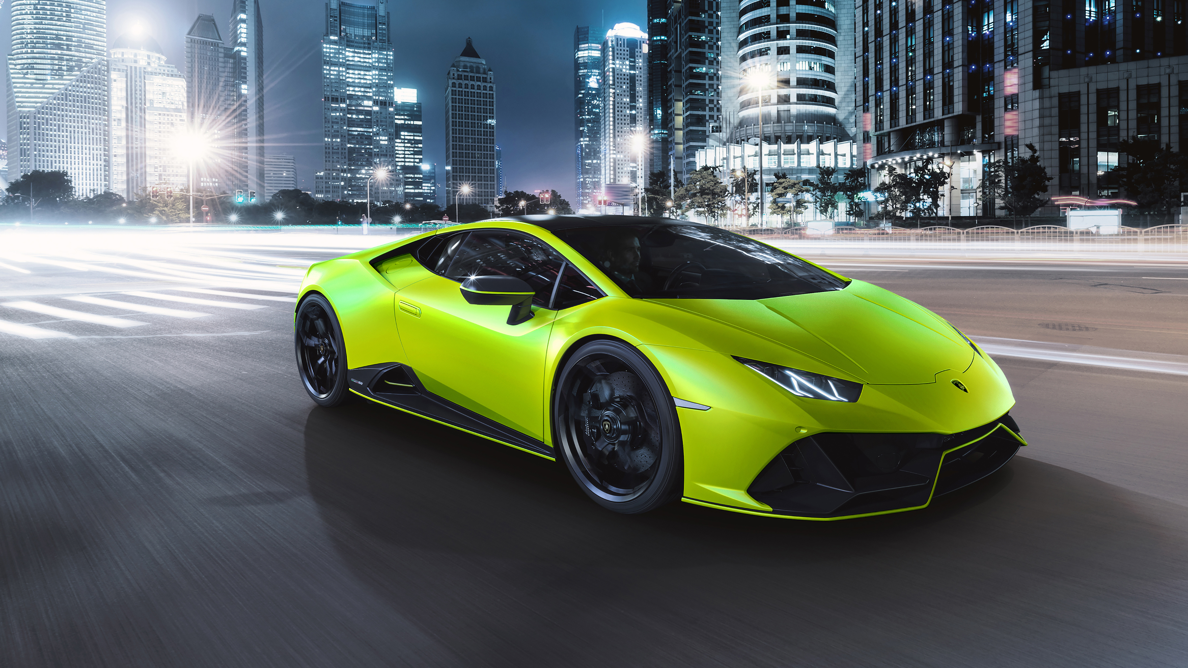 2021 Lamborghini Huracán EVO Fluo Capsule 4K 4 Wallpaper | HD Car
