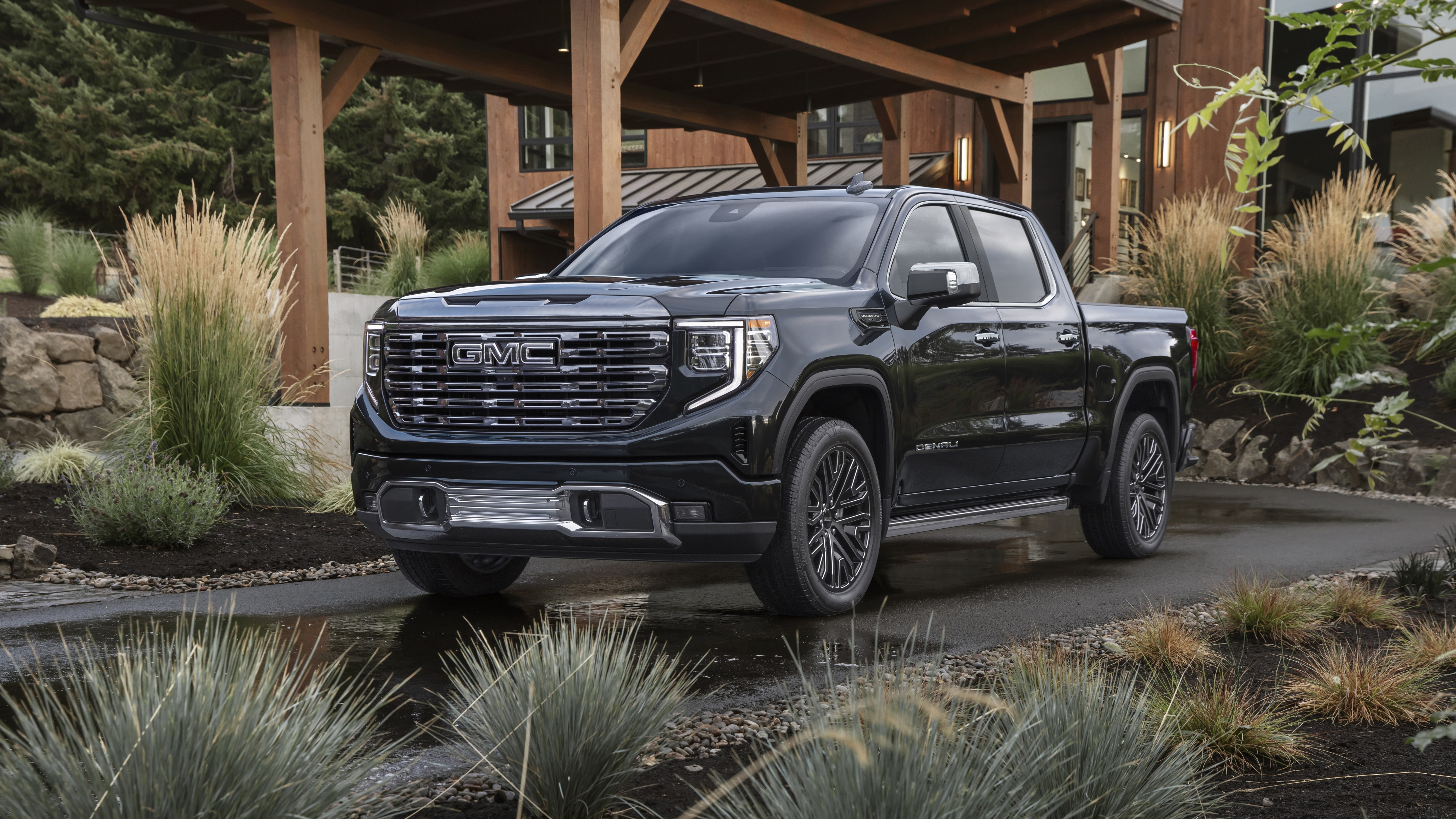 22 Gmc Sierra Denali Ultimate Crew Cab 5k Wallpaper Hd Car Wallpapers Id