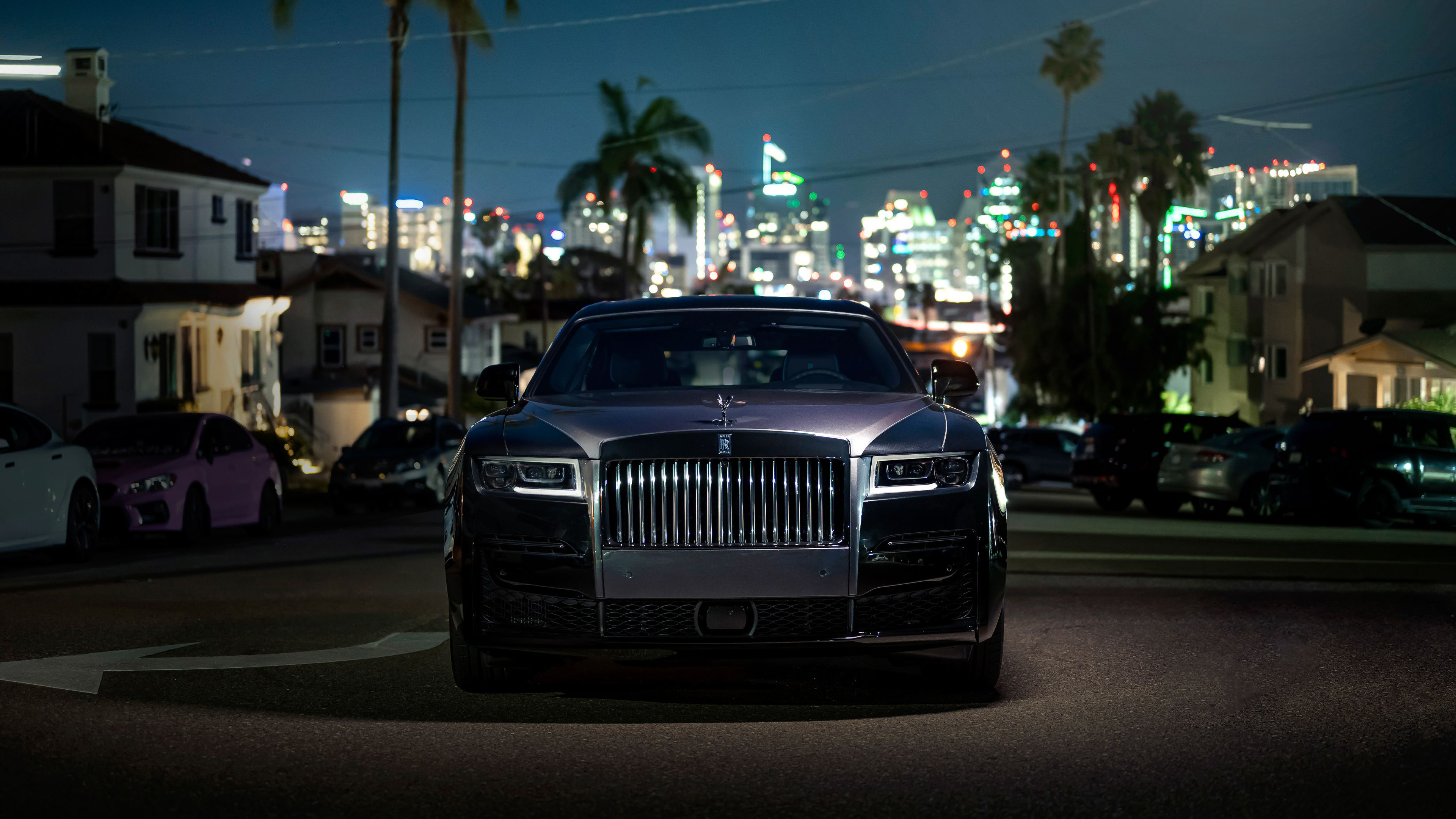 2022 Rolls-Royce Black Badge Ghost 4K 4 Wallpaper - HD Car Wallpapers #20294