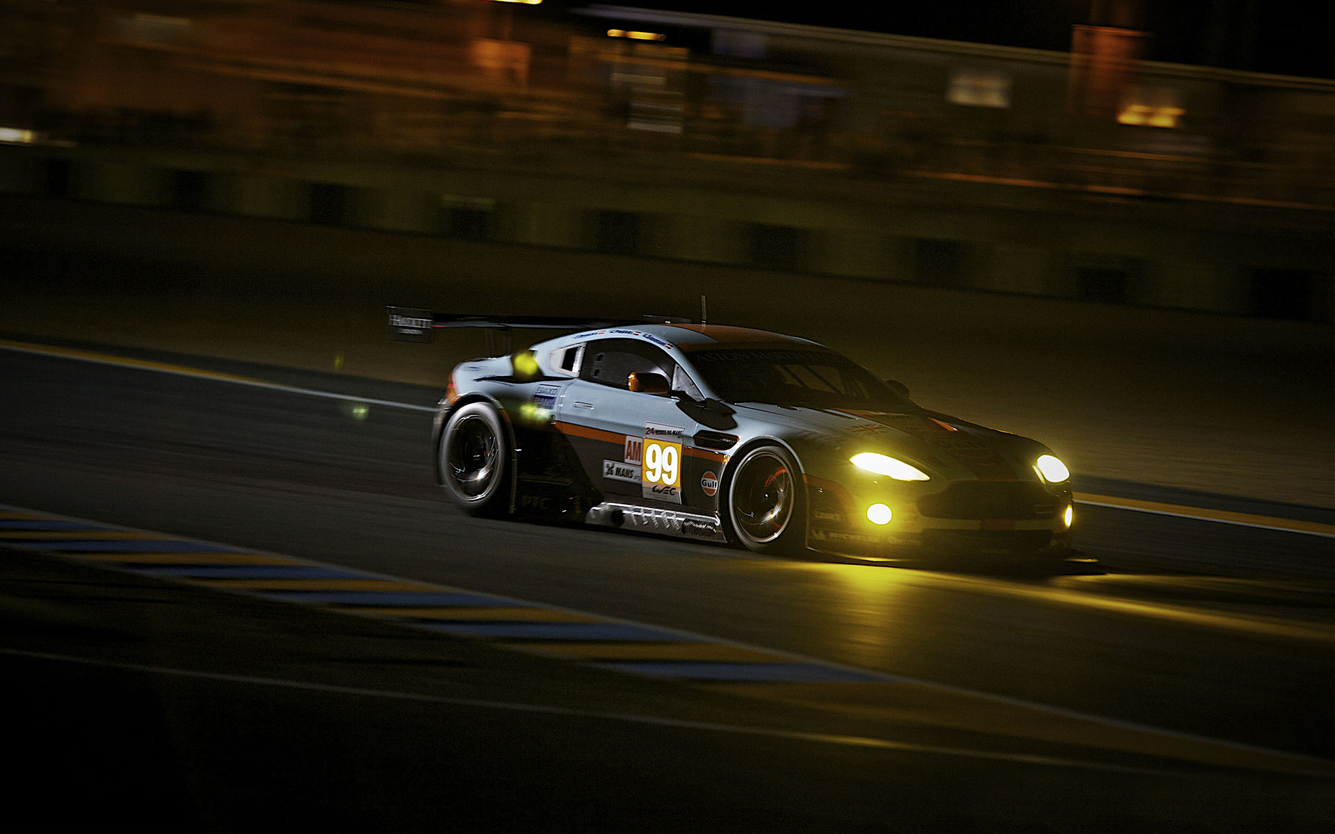 Sports Cars At Night