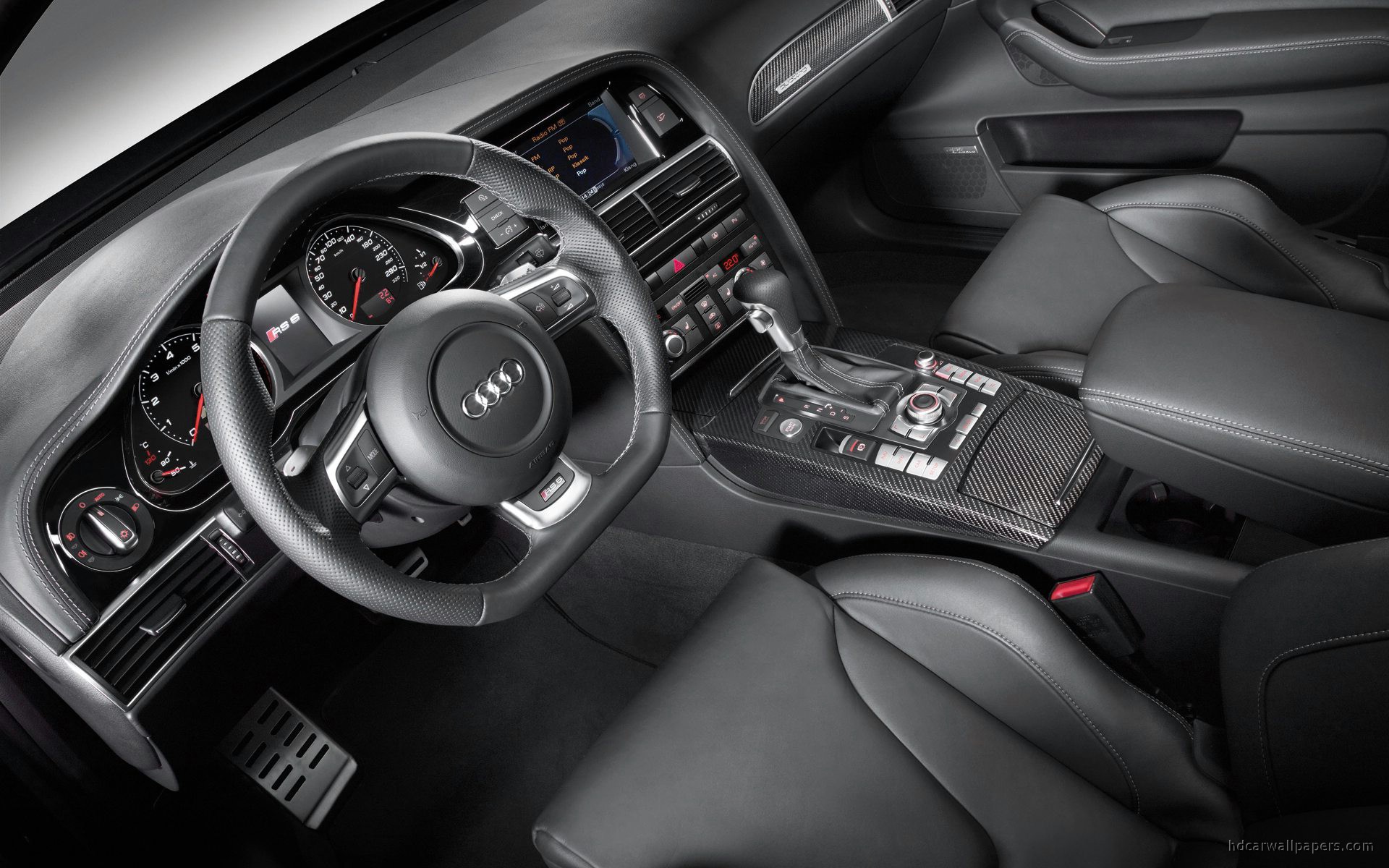 Audi RS 6 2009 Interior 2 Wallpaper | HD Car Wallpapers | ID #134