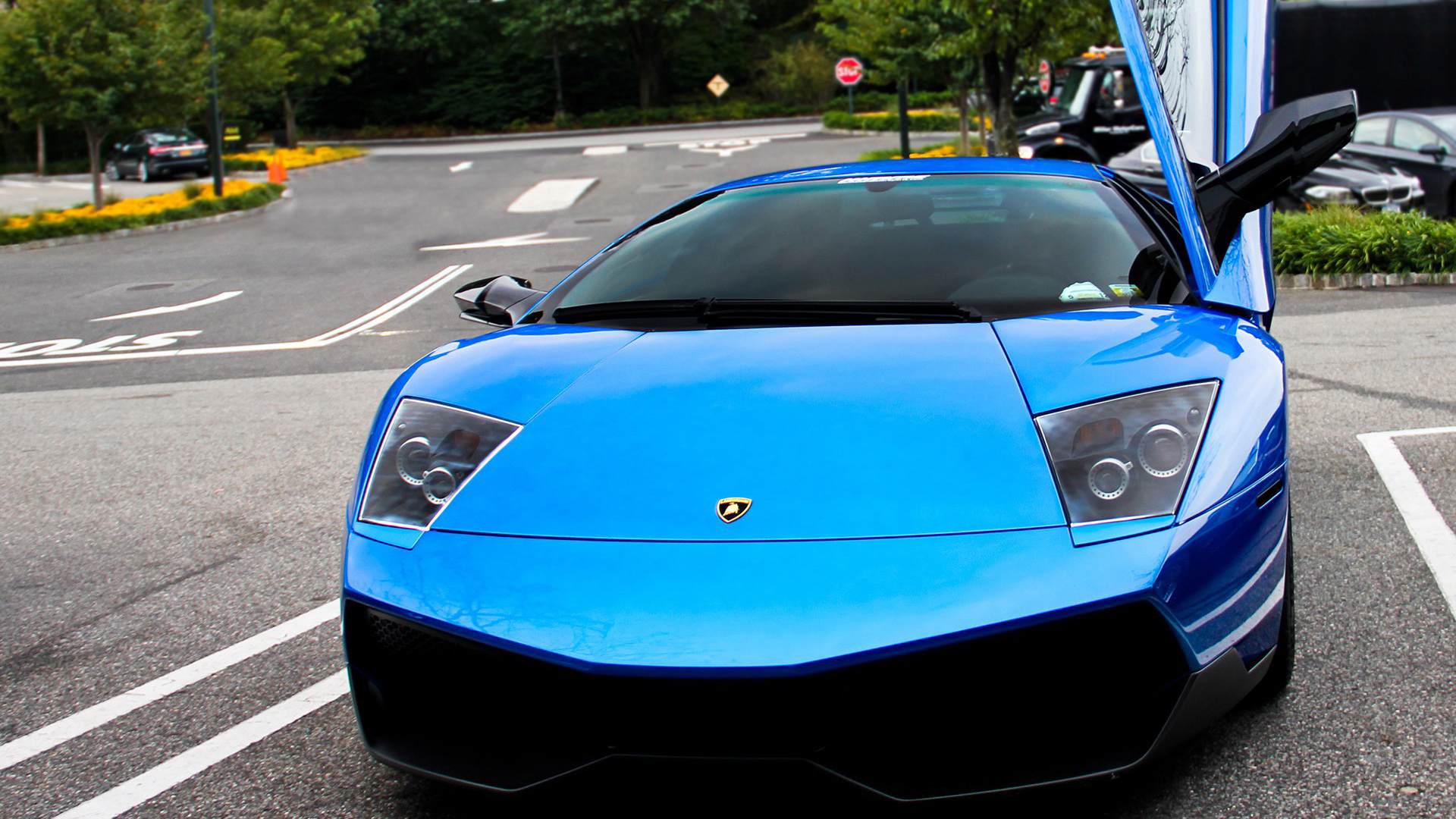 Blue Lamborghini Car Wallpaper | HD Car Wallpapers | ID #2789