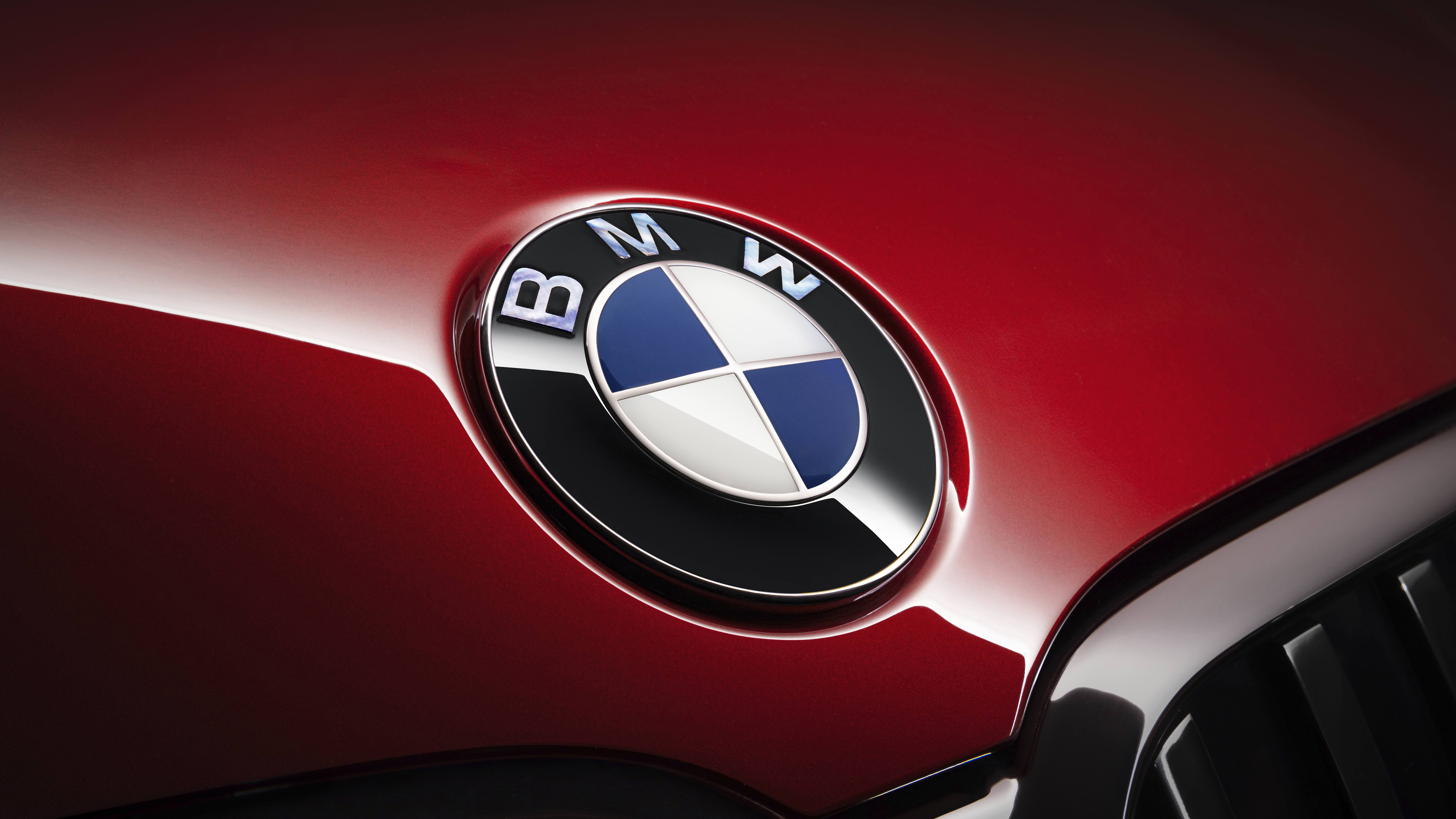 BMW logo Wallpaper 4K, BMW 7 Series, 5K