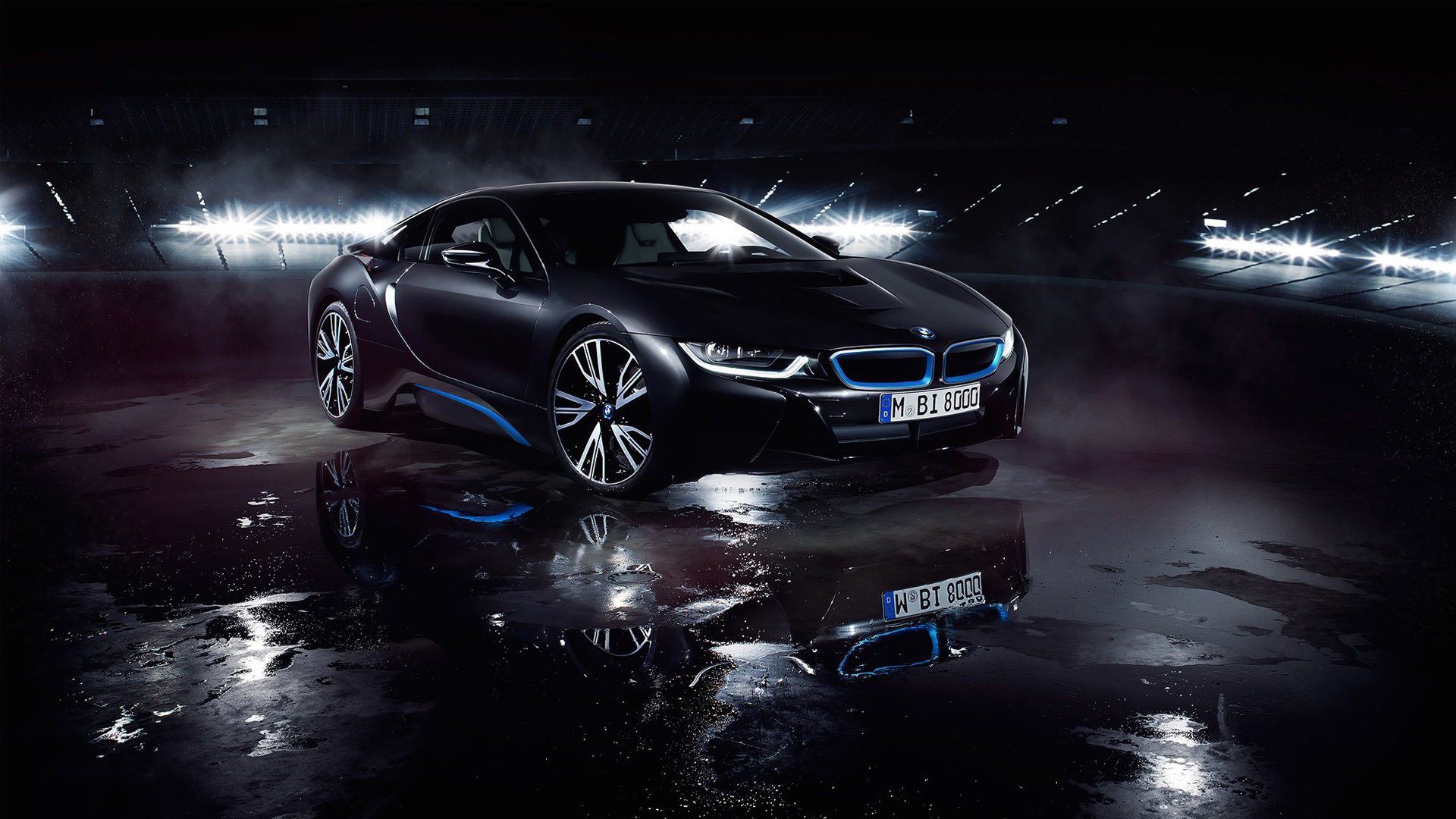 BMW i8 Matte Black Wallpaper | HD Car Wallpapers | ID #5789