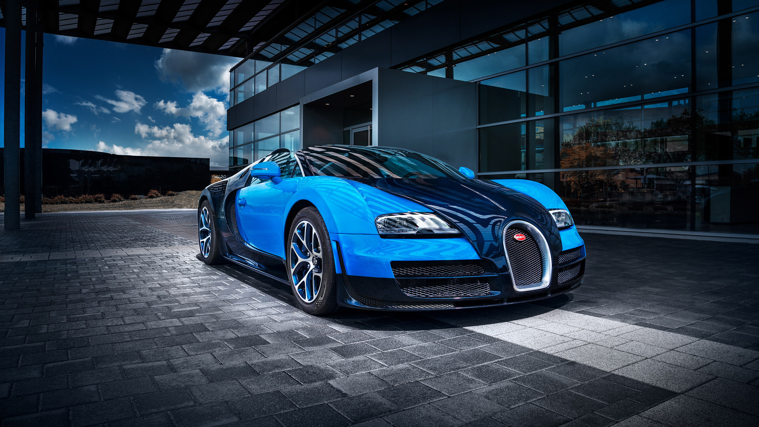 blue bugatti wallpaper