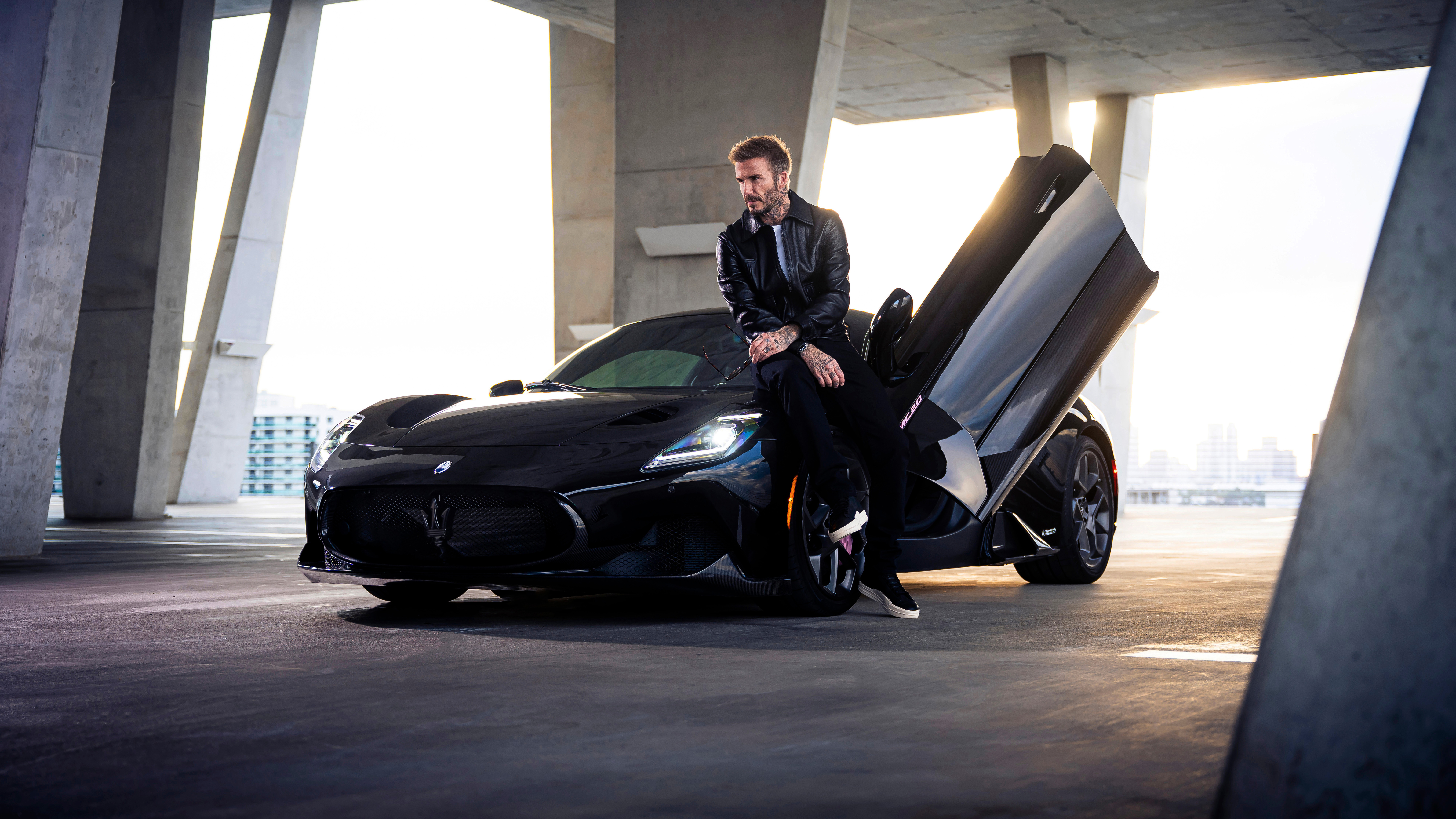 Wallpaper 4k David Beckham Jaguar 4k Wallpaper