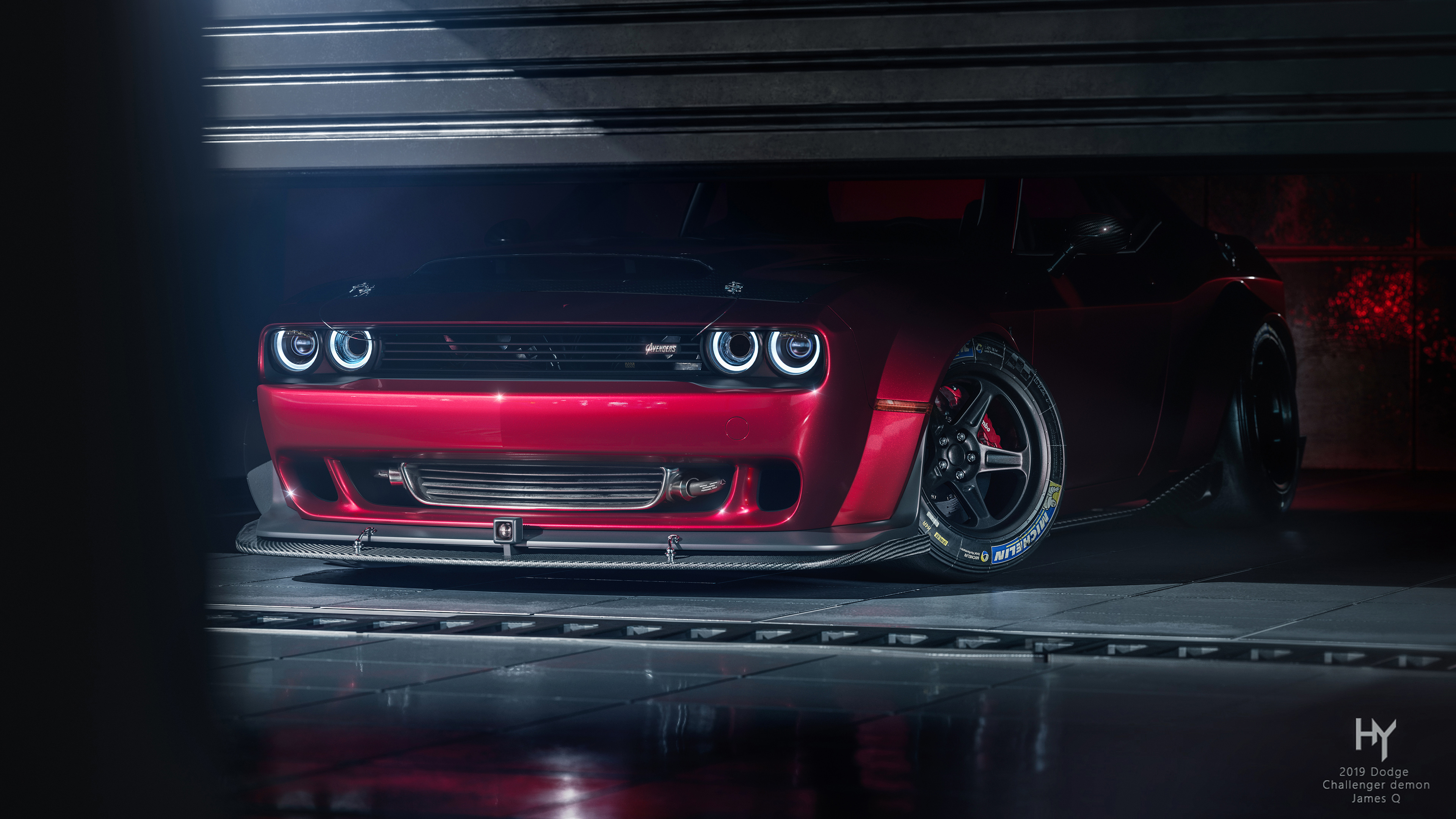 Dodge Challenger SRT Hellcat Redeye Widebody Wallpaper 4K 2022 5K 8K  8421