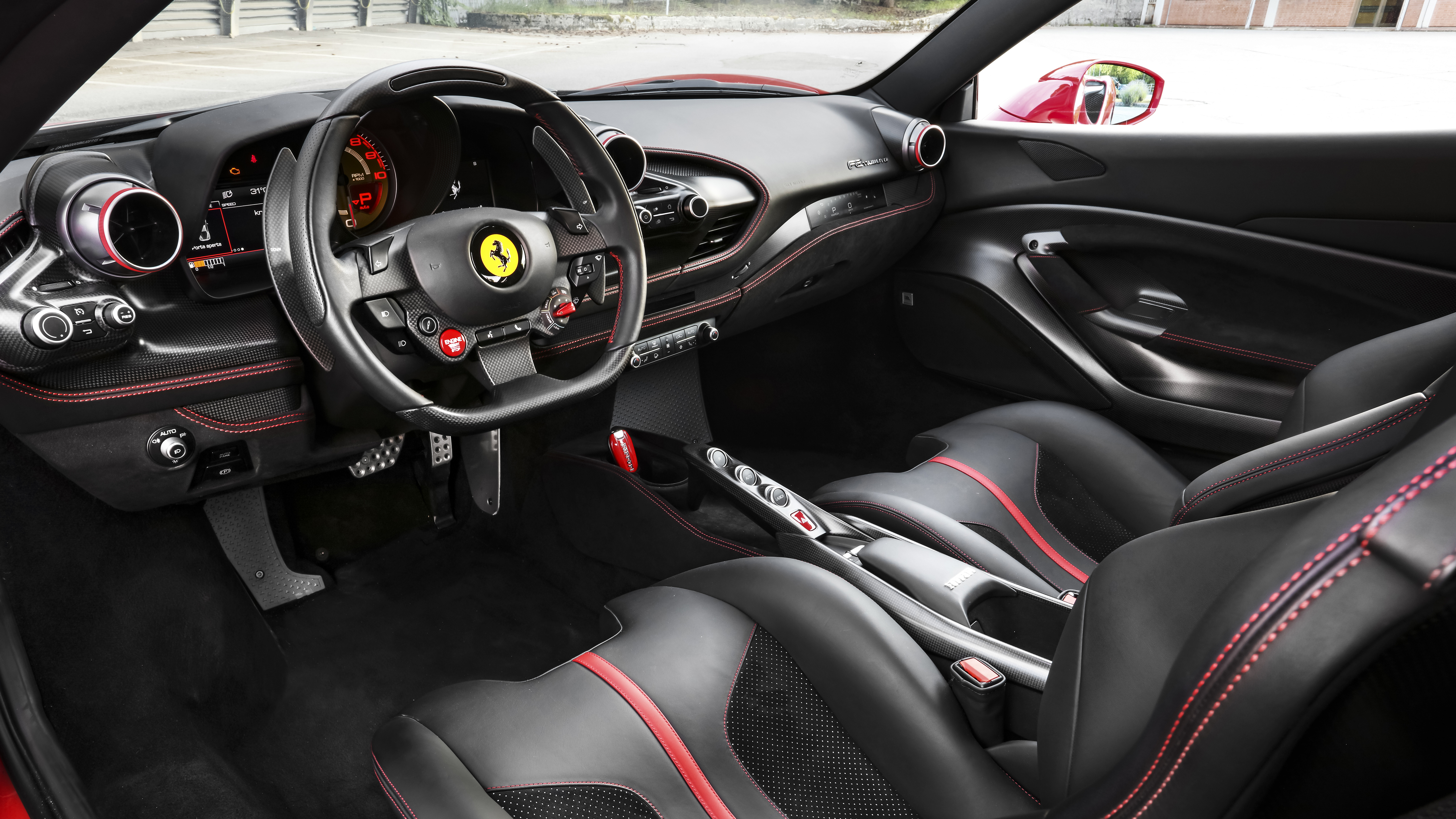 Ferrari F8 Tributo 2019 4k Interior Wallpaper Hd Car