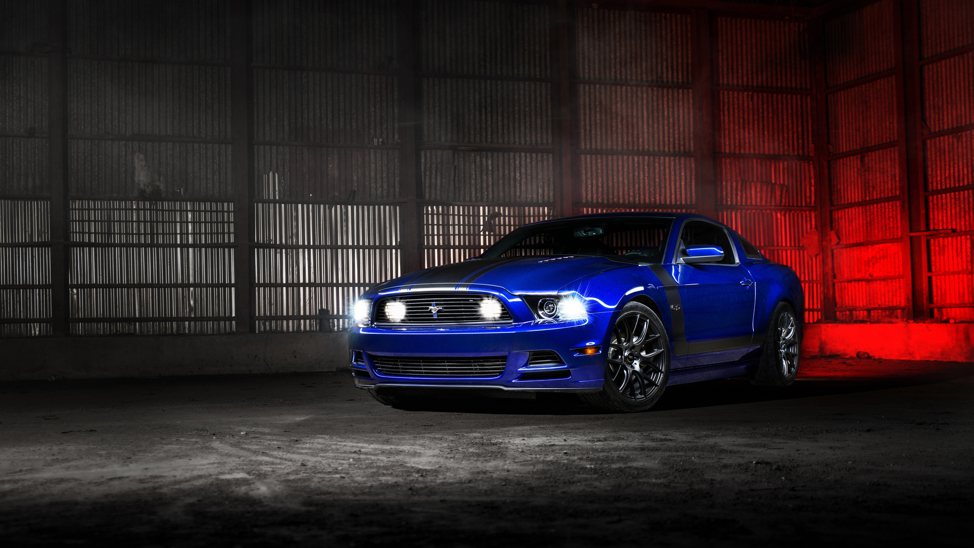 Ford Mustang Blue Wallpaper - HD Car Wallpapers #5626
