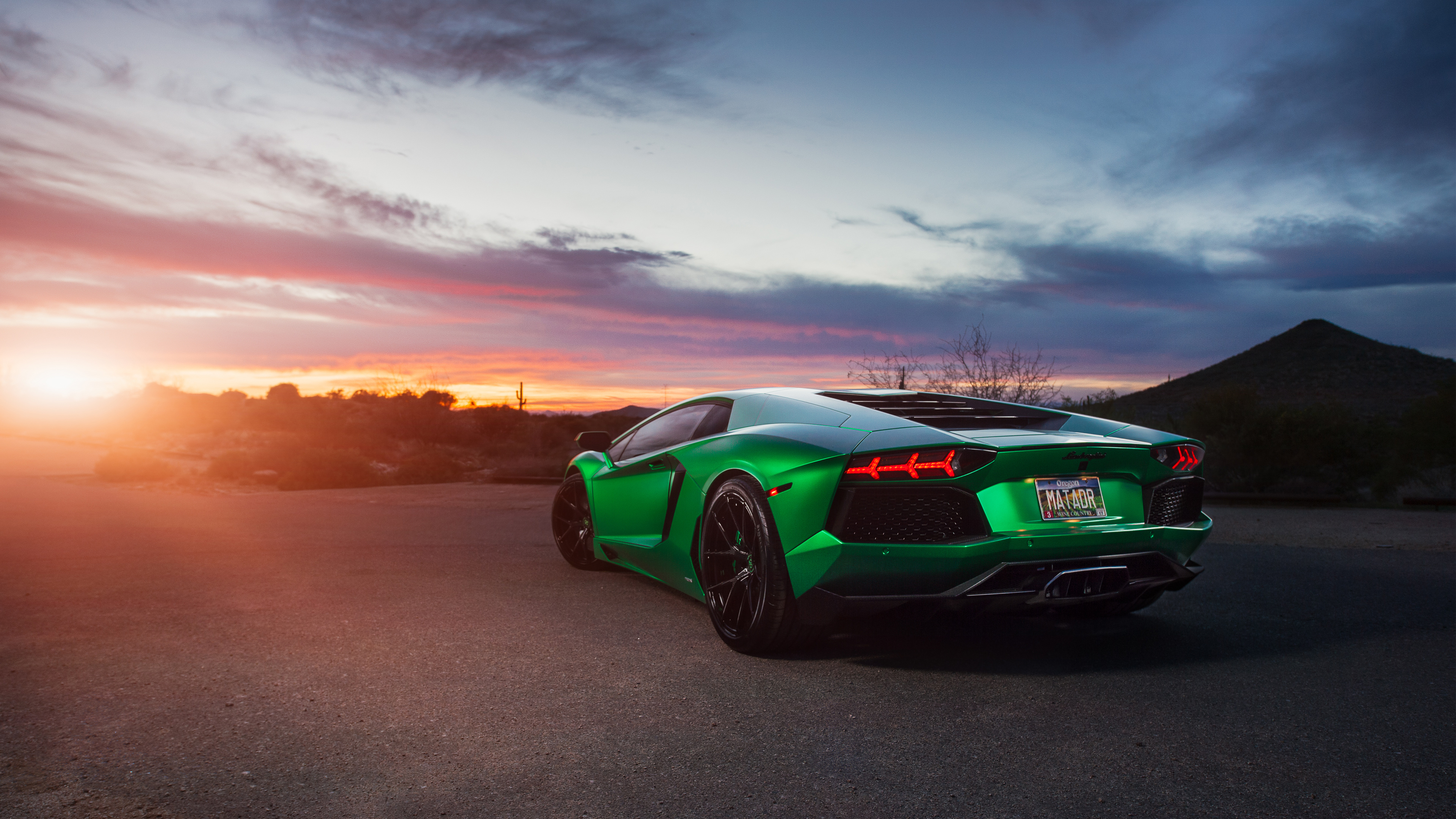 Lamborghini Aventador Green 4k Wallpaper Hd Car