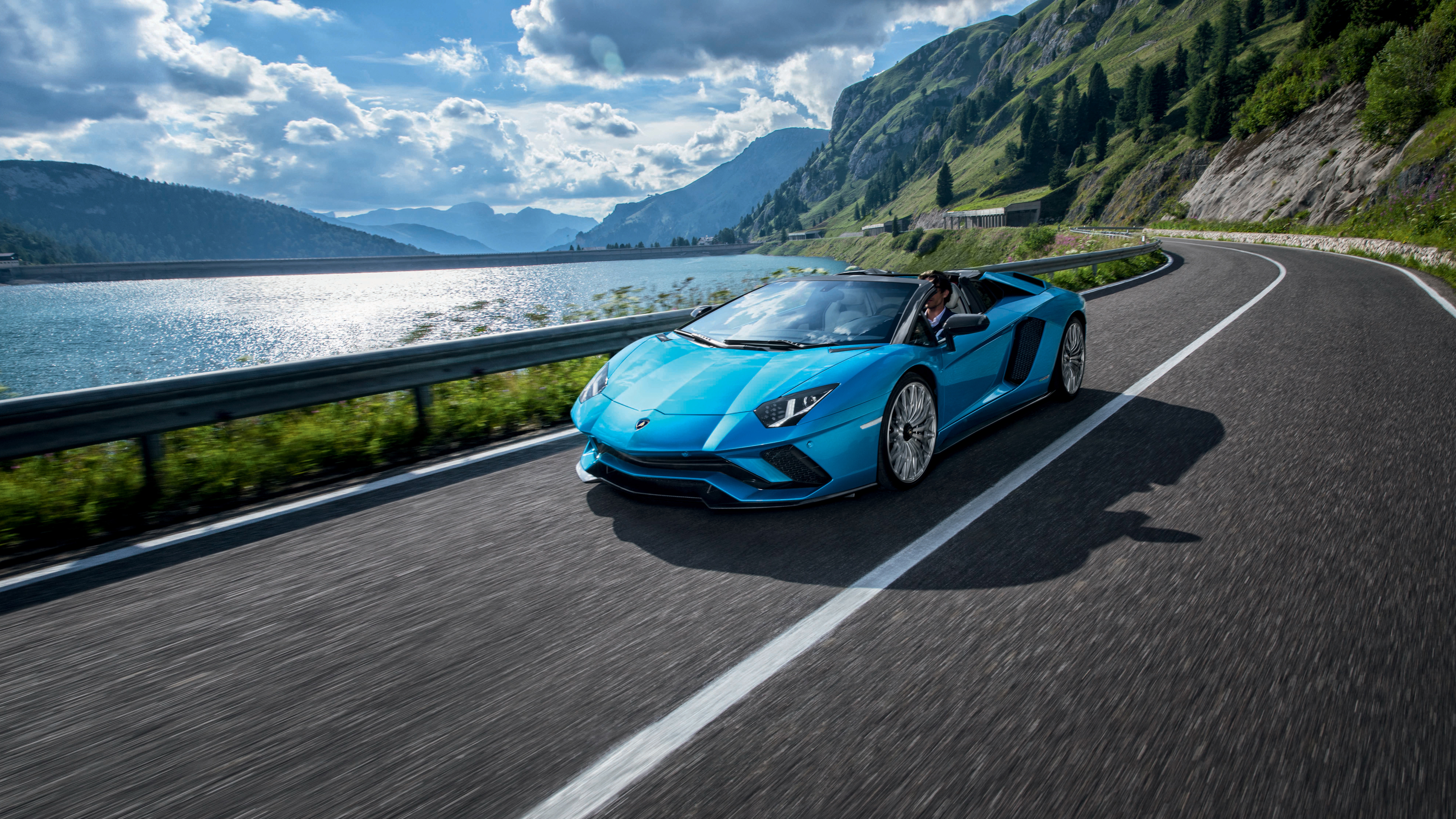 Lamborghini Aventador S Roadster 4K 2018 Wallpaper HD - AutoGreat