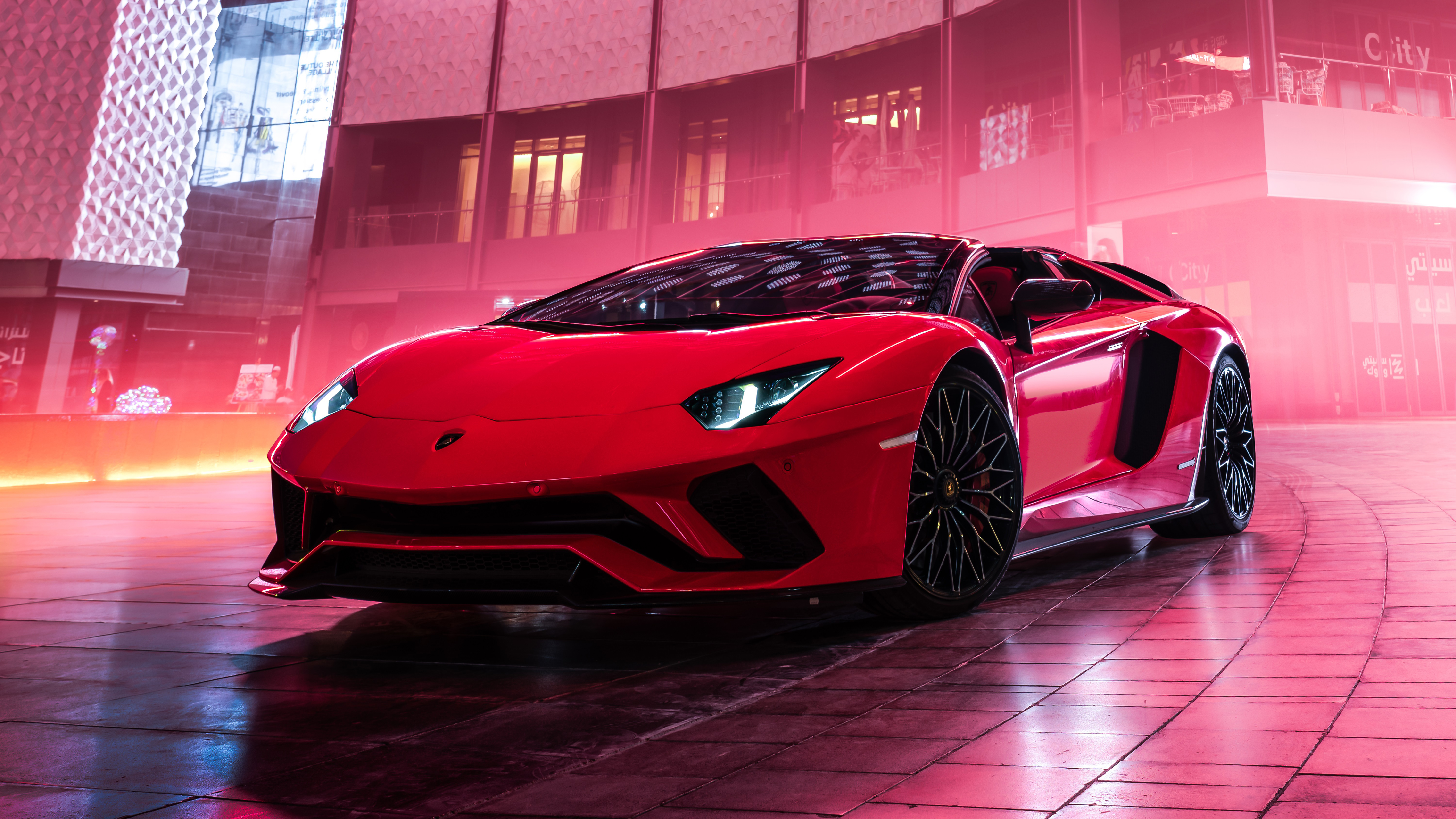 Lamborghini Aventador S Roadster 4K 5K Wallpaper | HD Car Wallpapers