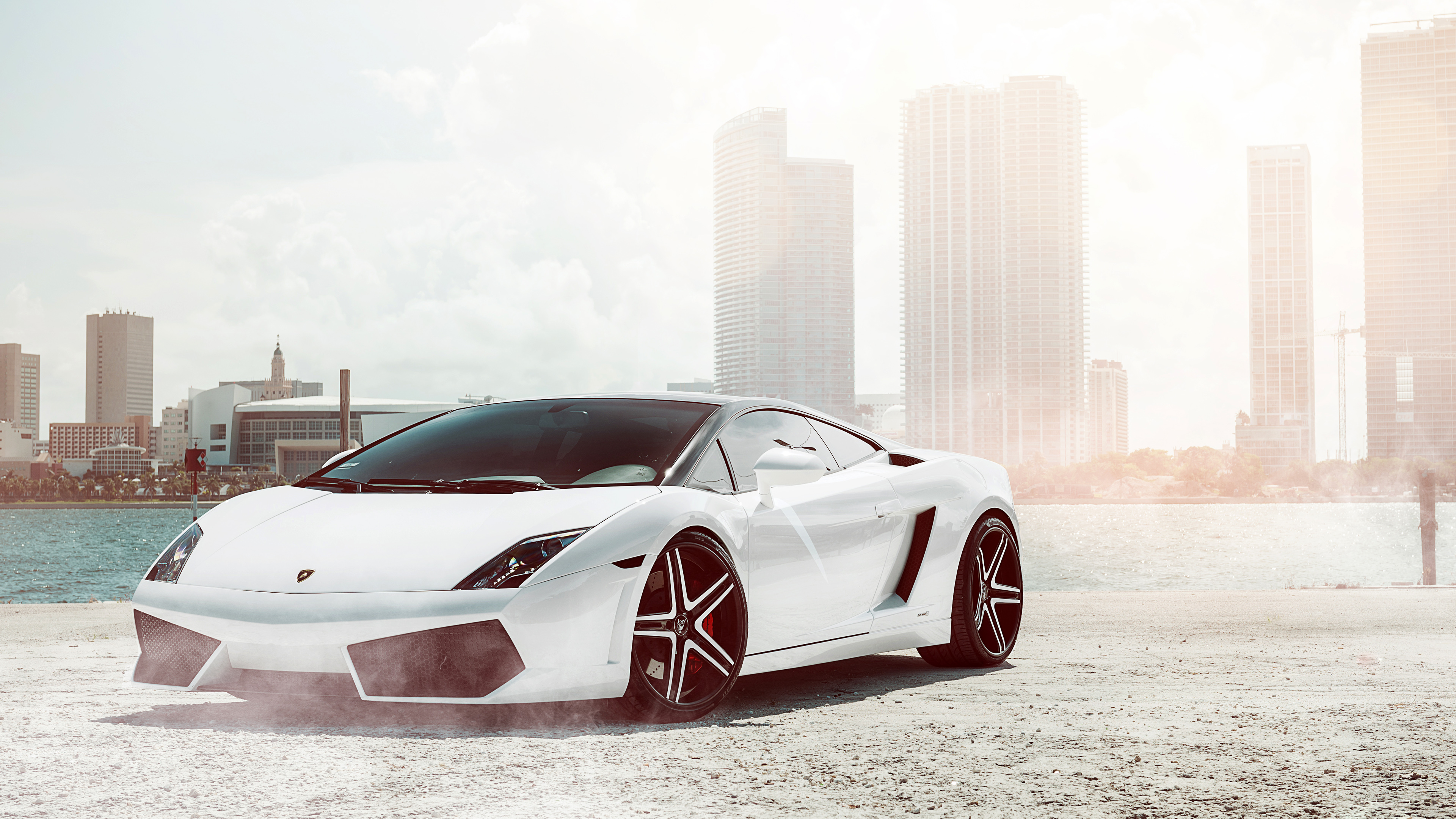 Lamborghini Gallardo White Wallpaper  HD Car Wallpapers  ID 5517