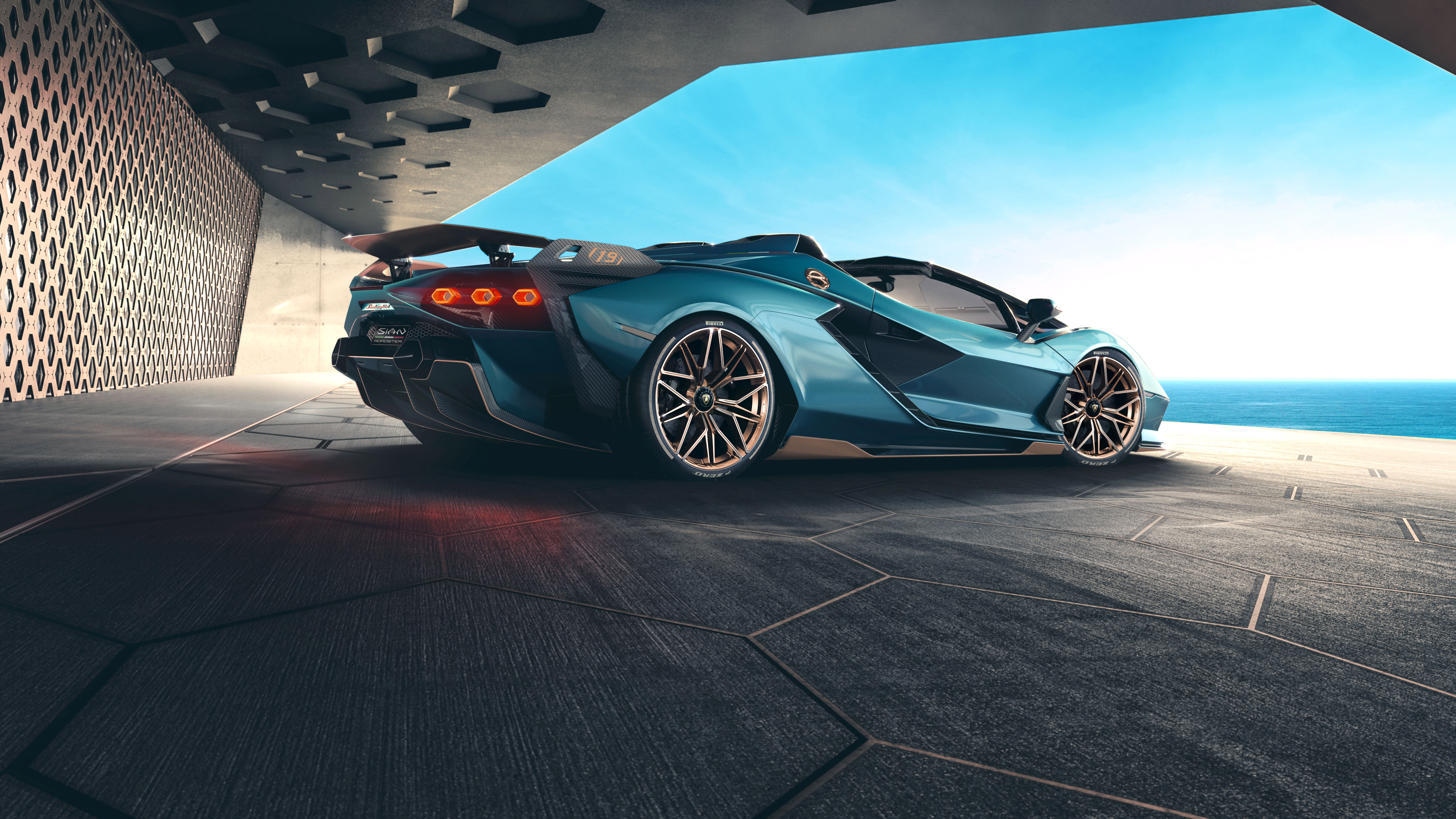 Lamborghini Sian Roadster 2020 4K 8K 6 Wallpaper | HD Car Wallpapers