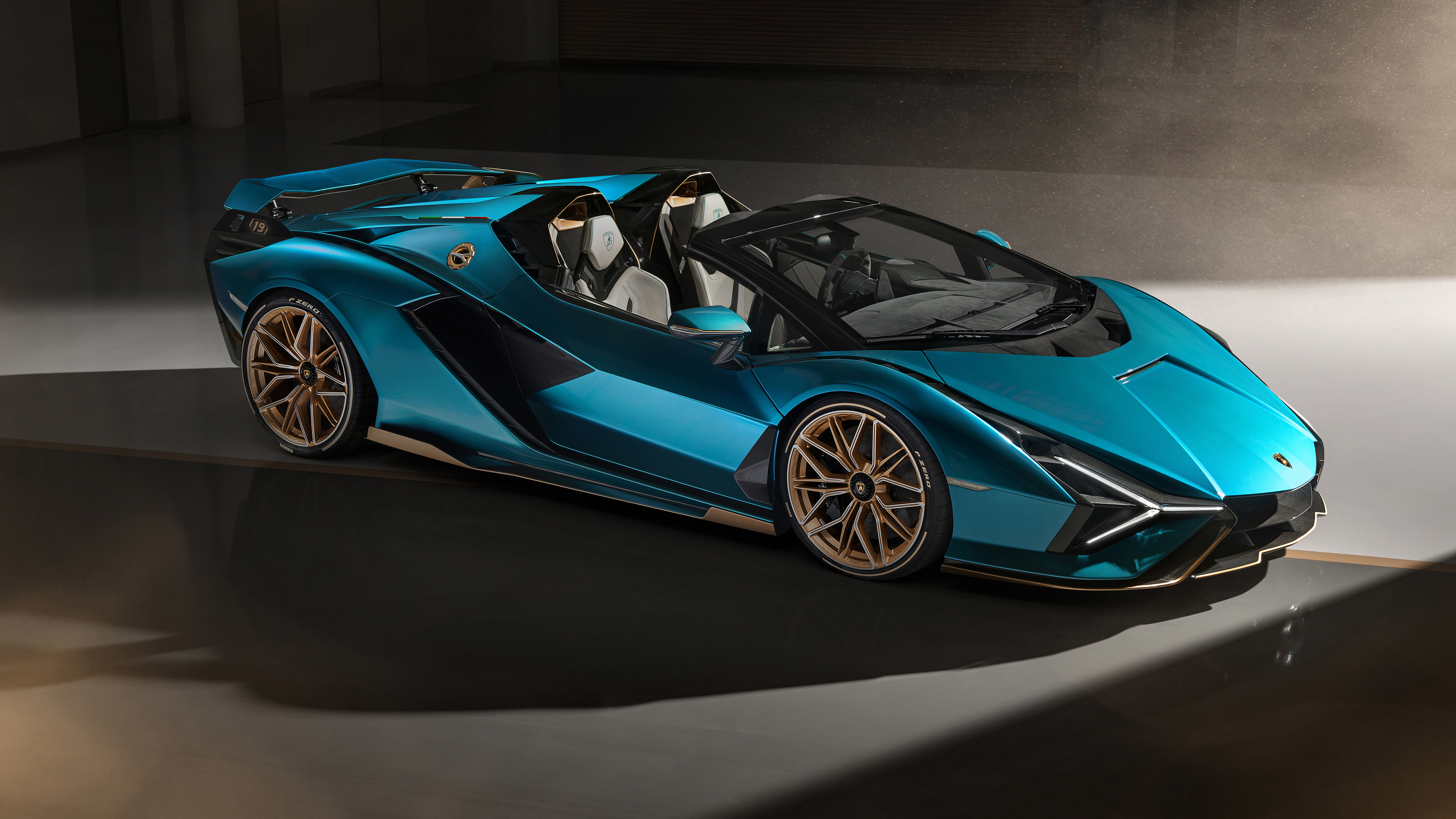 Lamborghini Sián Roadster 2020 5K 5 Wallpaper | HD Car Wallpapers | ID