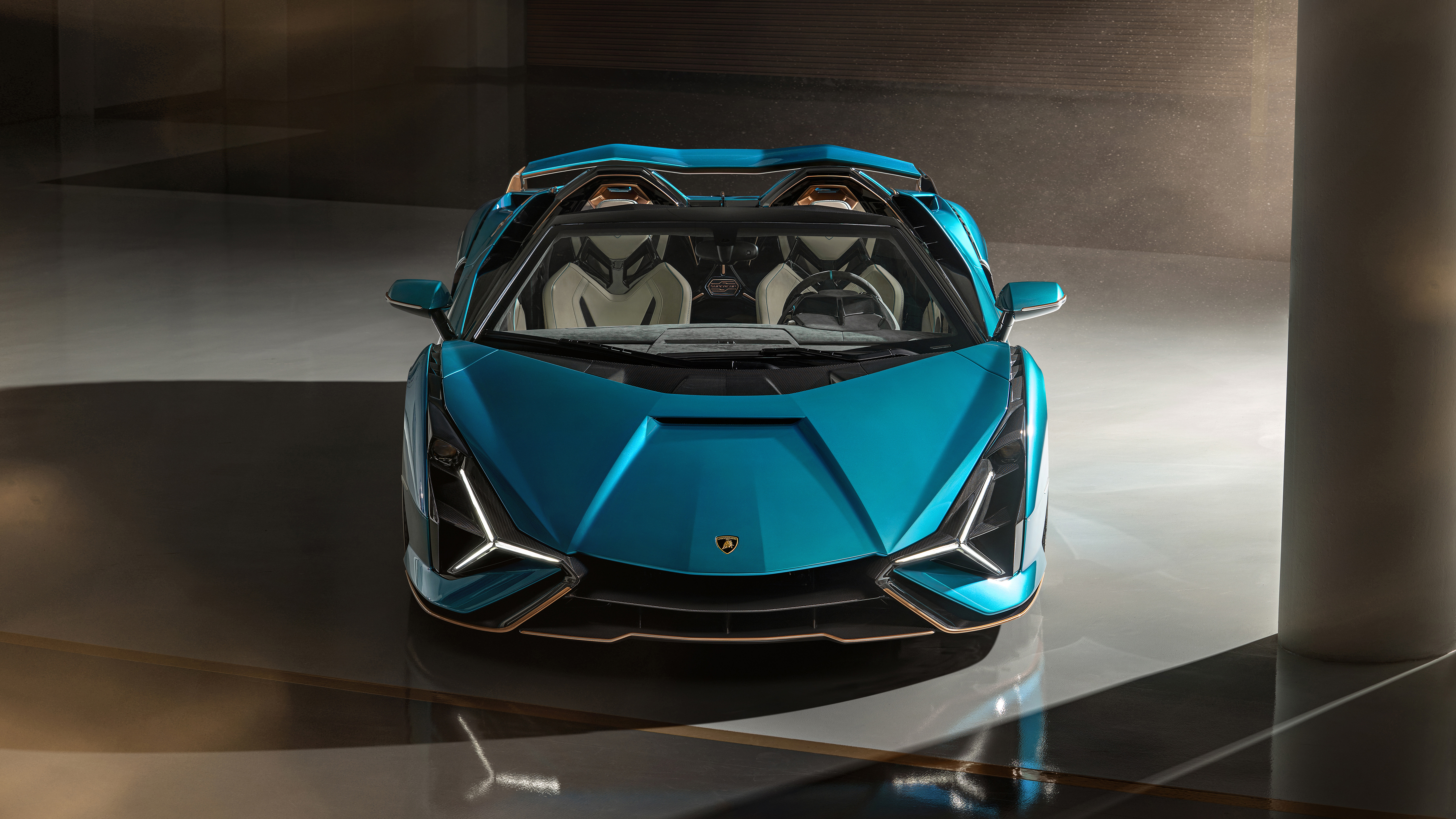 Lamborghini Sián Roadster 2020 5K 3 Wallpaper | HD Car Wallpapers | ID