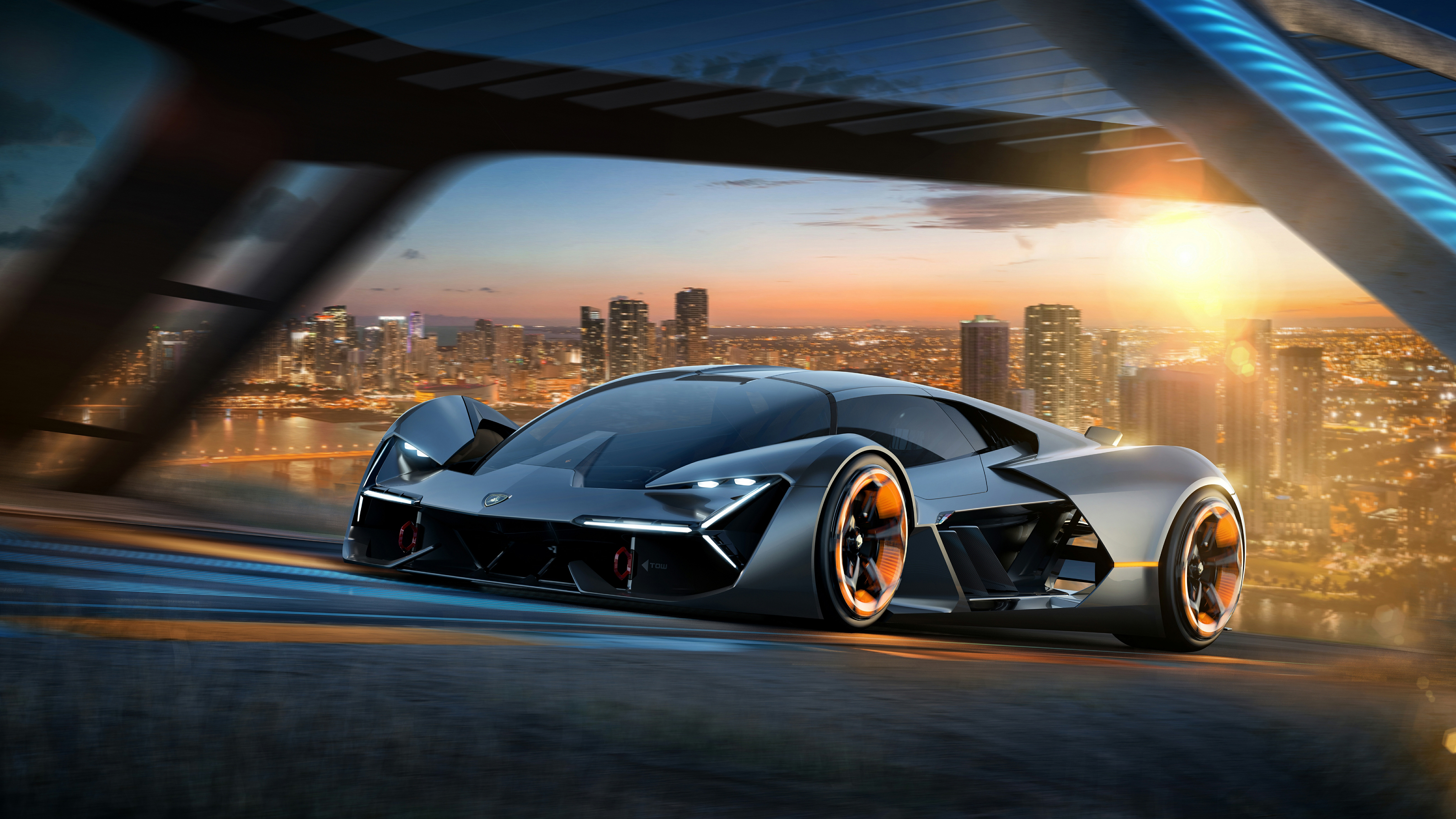 Lamborghini Terzo Millennio Wallpaper 4K, Concept cars, Supercars