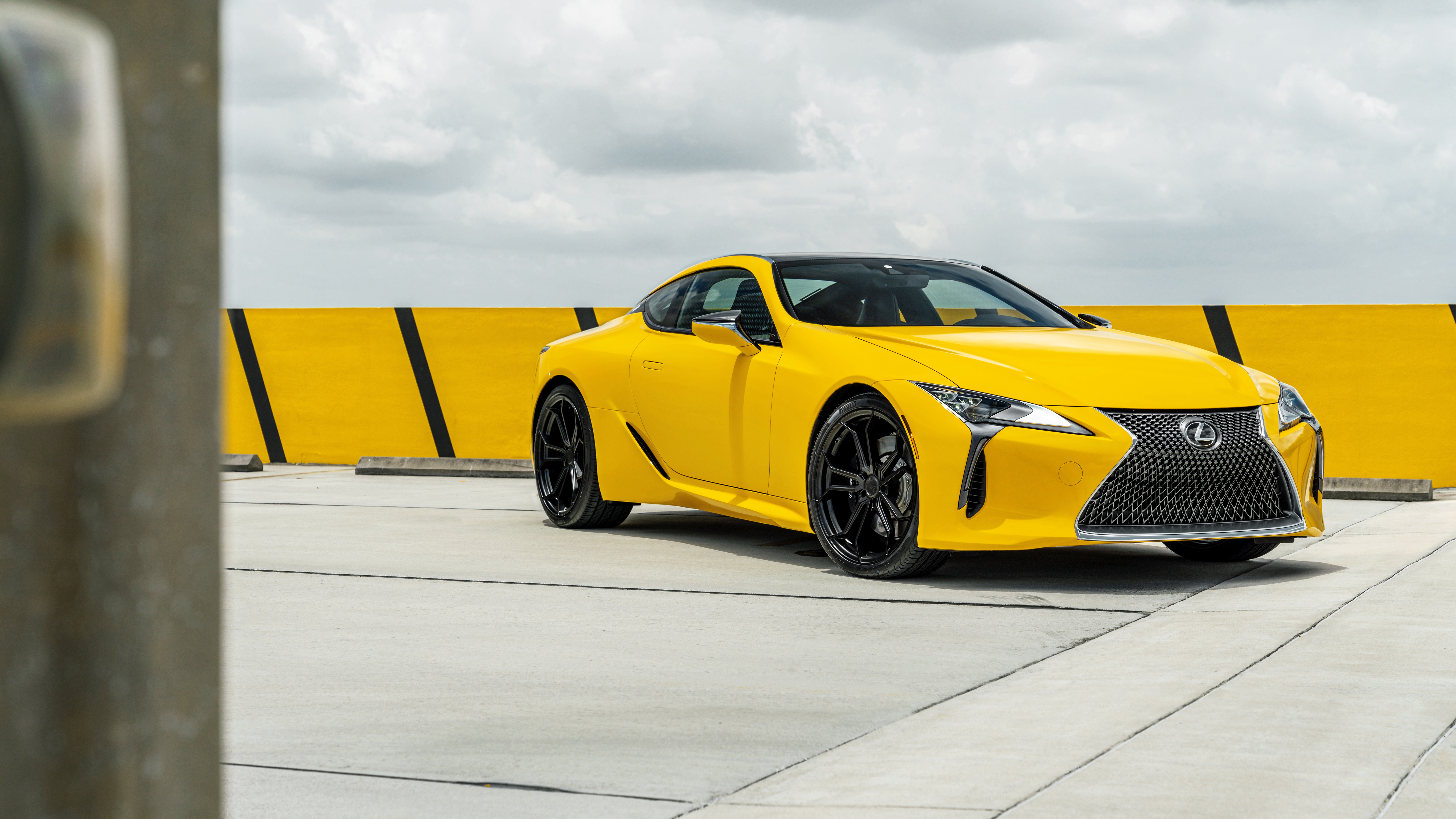 Lexus LC 500 Yellow 4K 8K  Wallpaper  HD Car  Wallpapers  