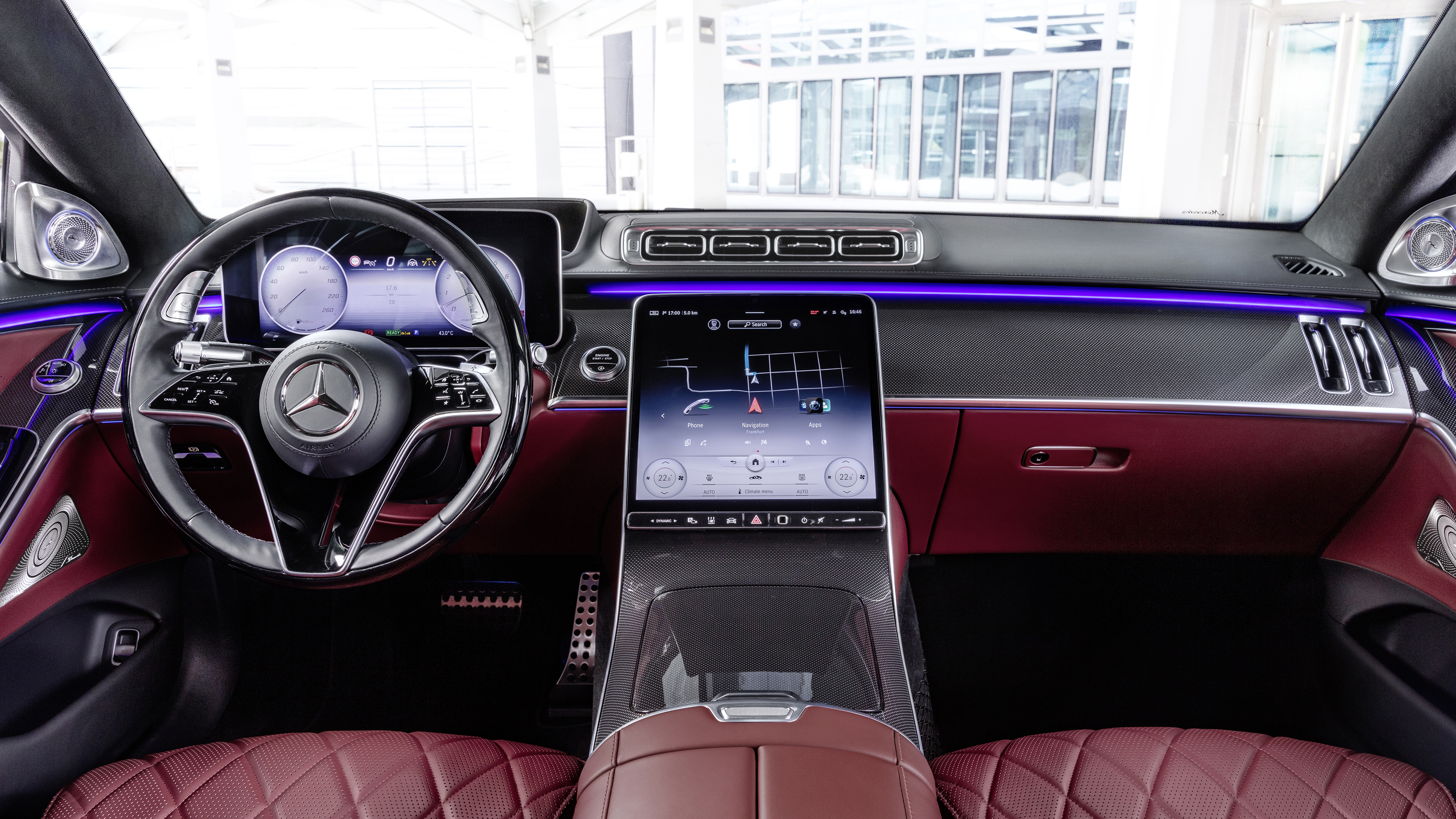 Mercedes-Benz S-Klasse lang AMG Line 2020 4K Interior ...