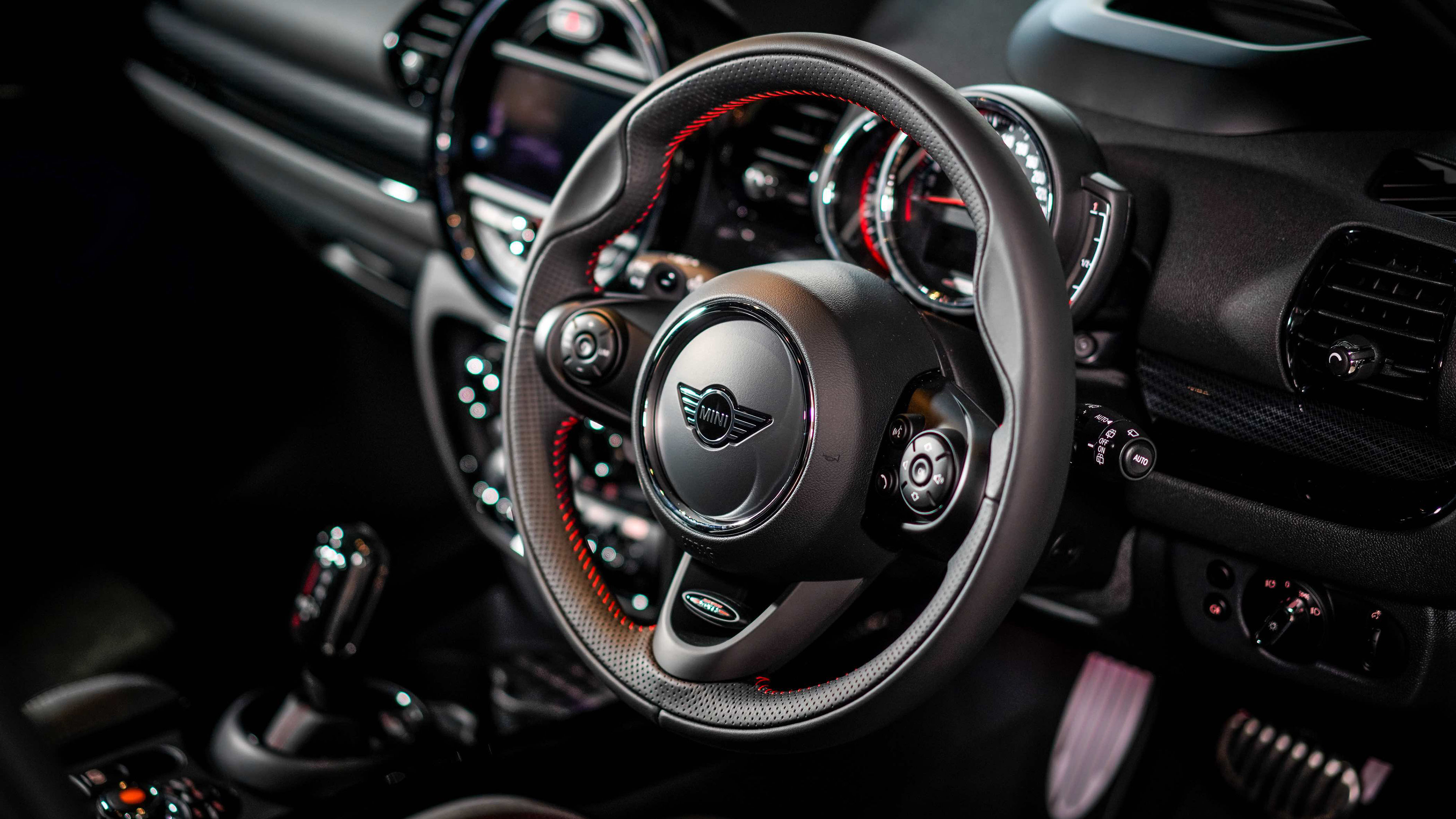 Mini John Cooper Works Clubman 2019 4k Interior Wallpaper