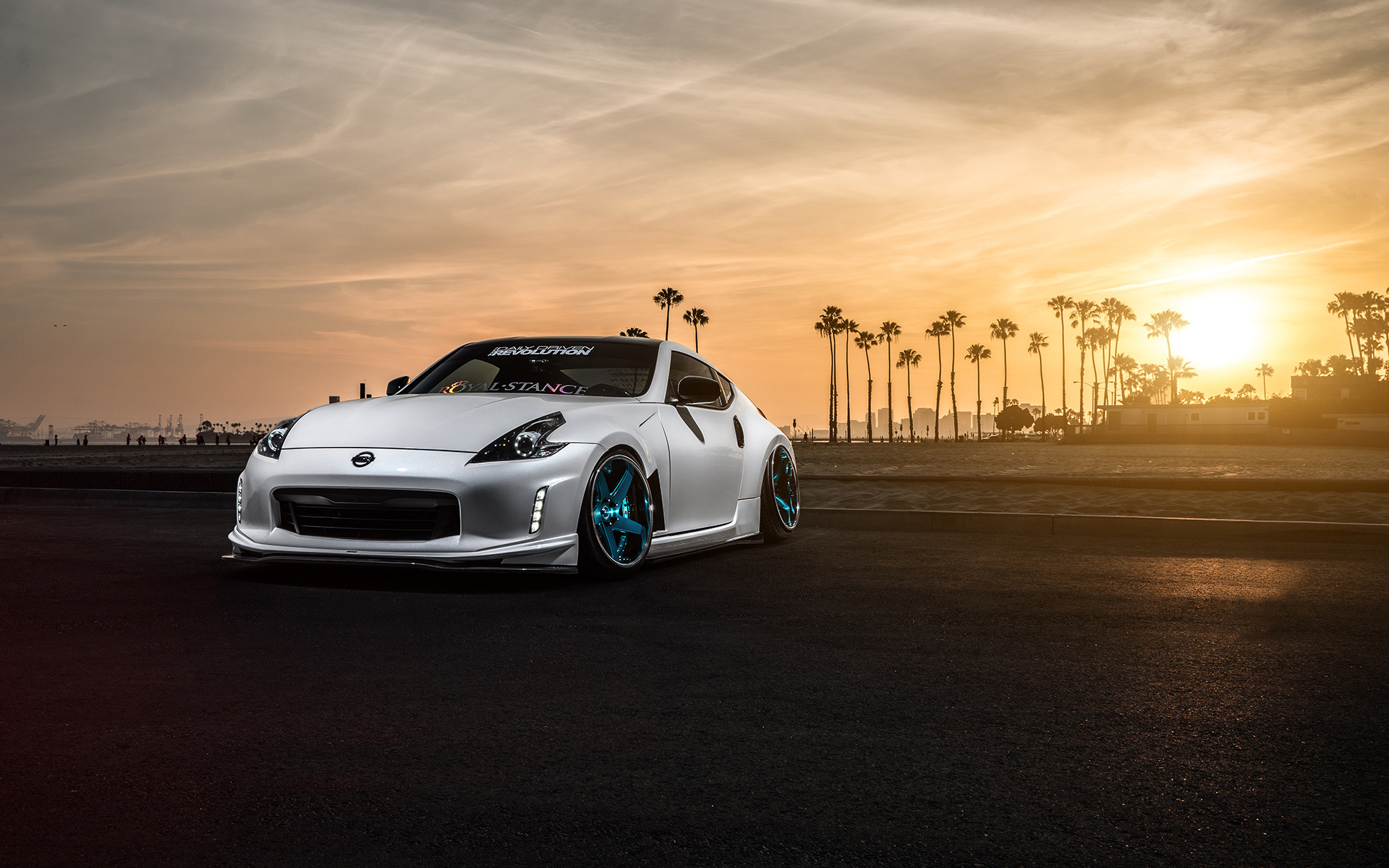 Nissan 370z Warm Sunlight Sunset tuning wallpaper | 1920x1080 | 79559 |  WallpaperUP