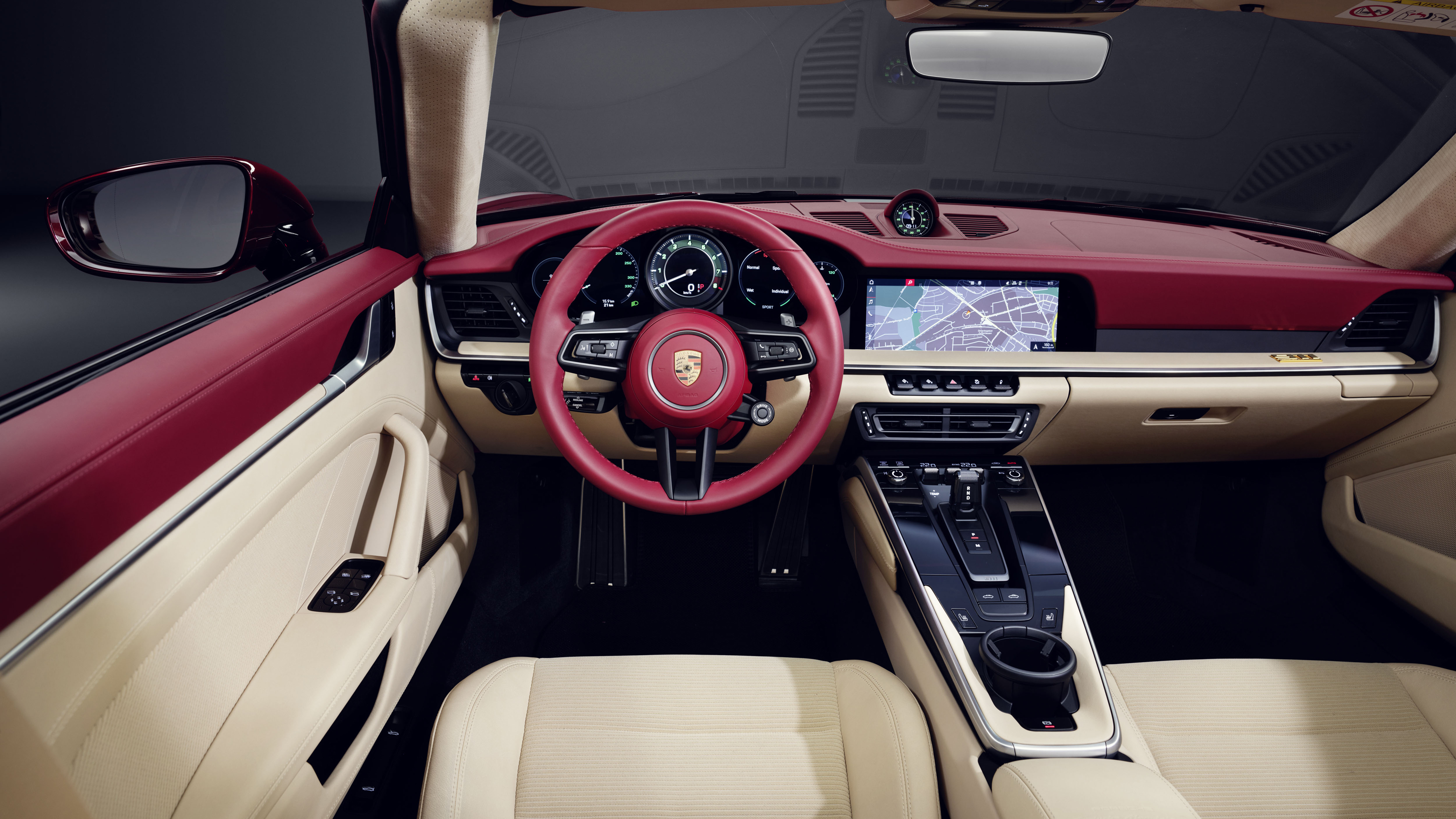 Porsche 911 Targa 4s Heritage Design Edition 2020 5k Interior Wallpaper Hd Car Wallpapers Id 14925