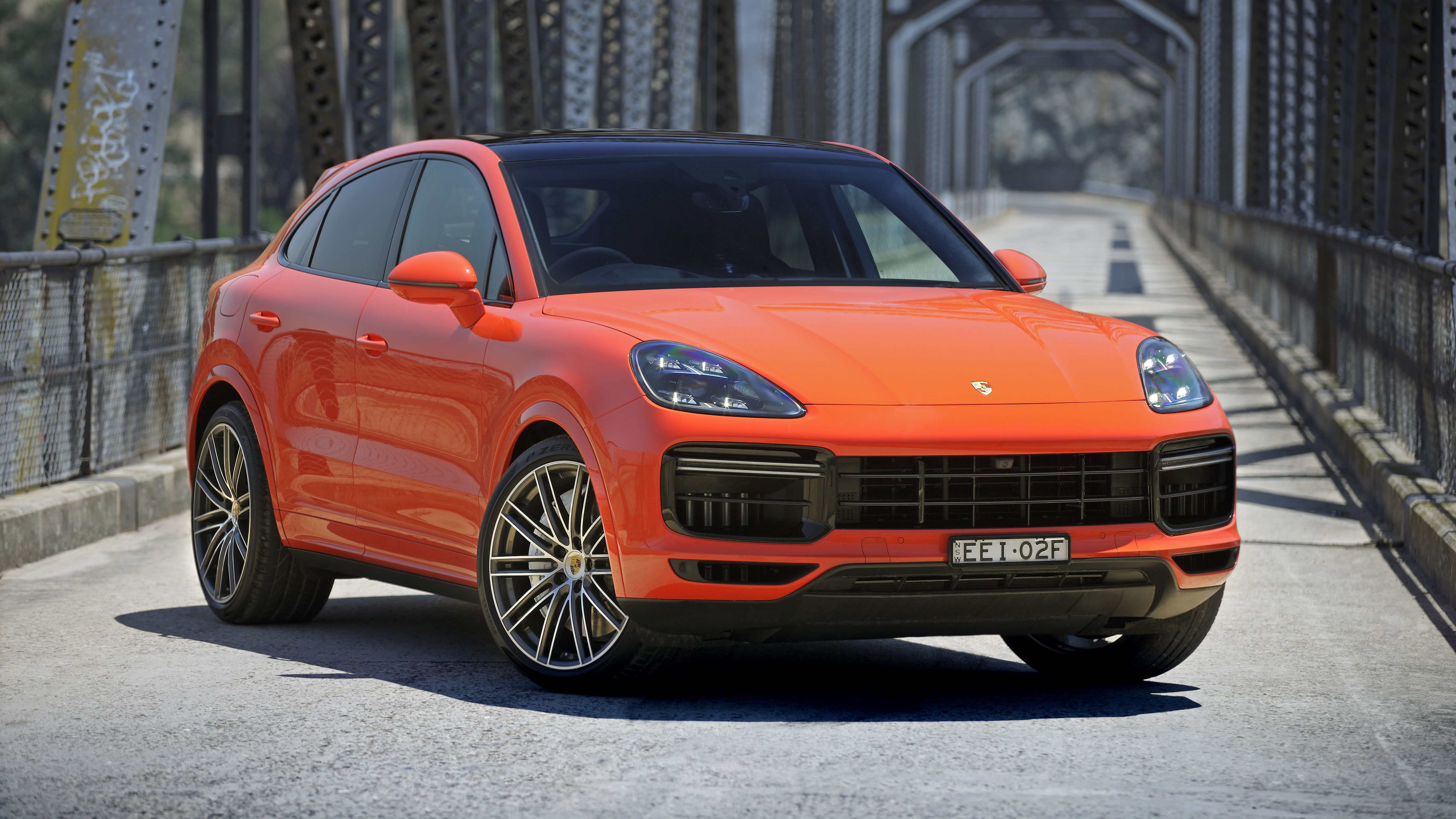 Porsche Cayenne Turbo Coupe 2019 4K Wallpaper HD Car