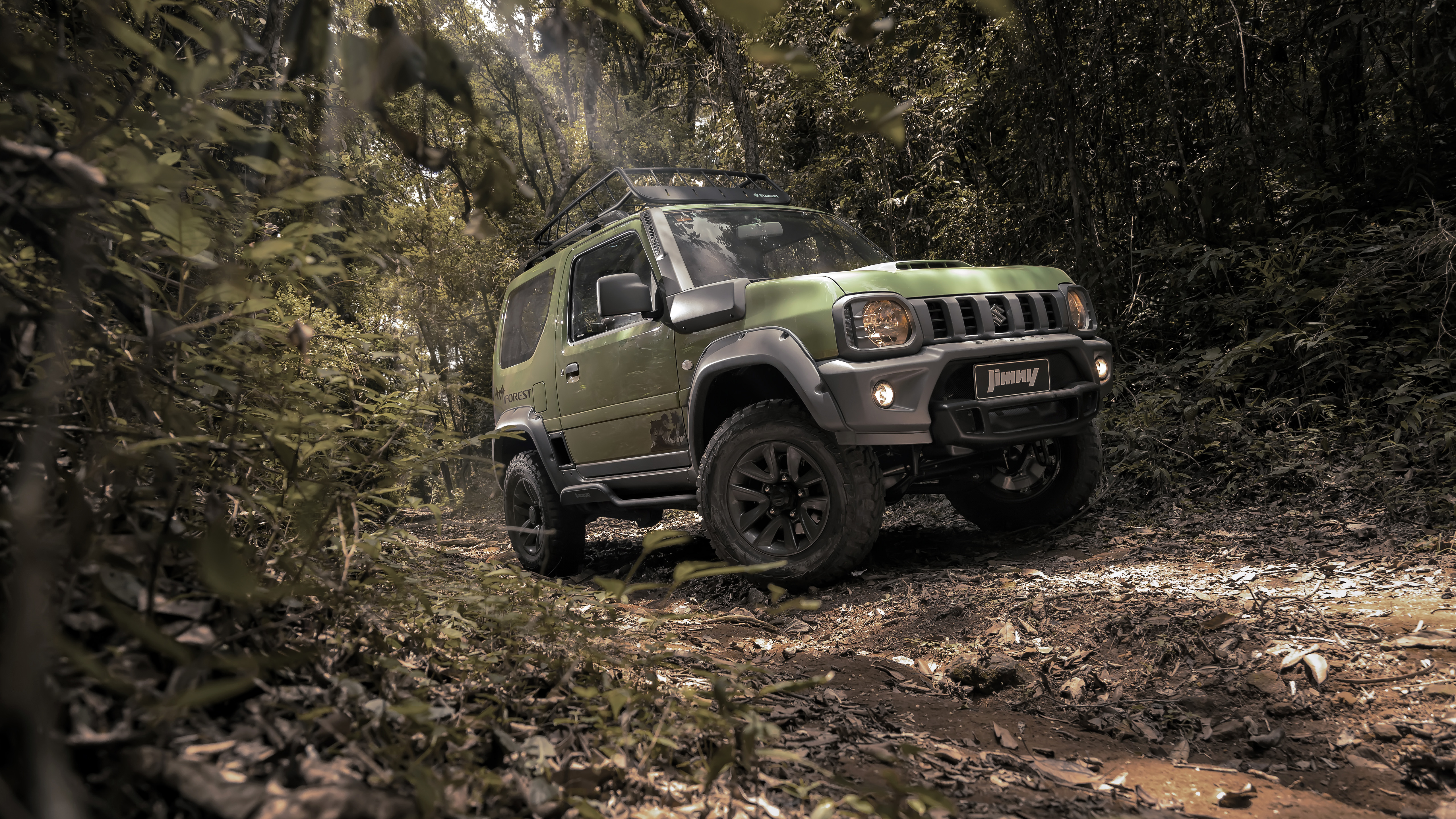 Suzuki Jimny Forest 5k Wallpaper Hd Car Wallpapers Id