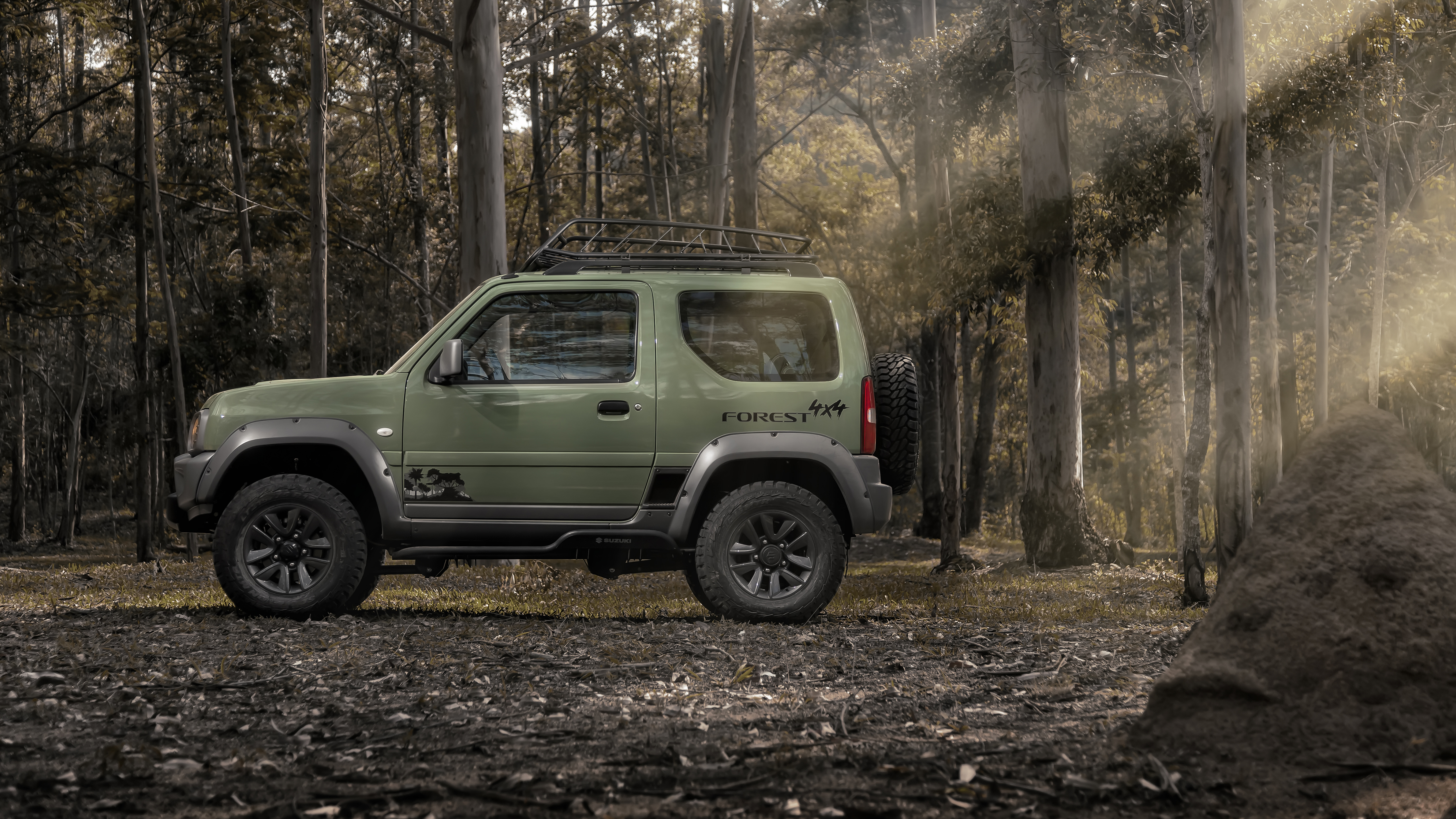 Suzuki Jimny Forest 5k 2 Wallpaper Hd Car Wallpapers Id