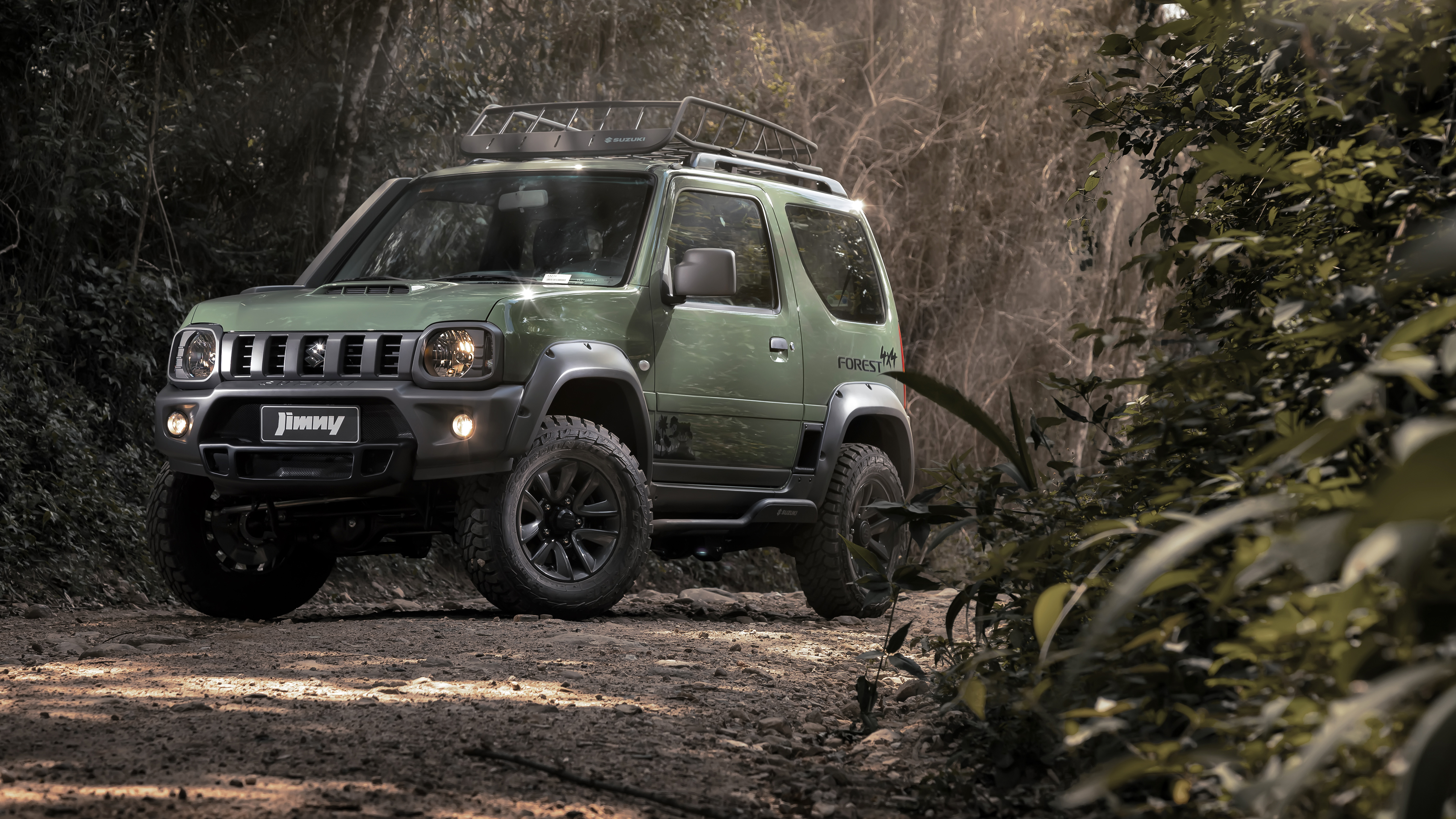 Suzuki Jimny Forest 5k 3 Wallpaper Hd Car Wallpapers Id